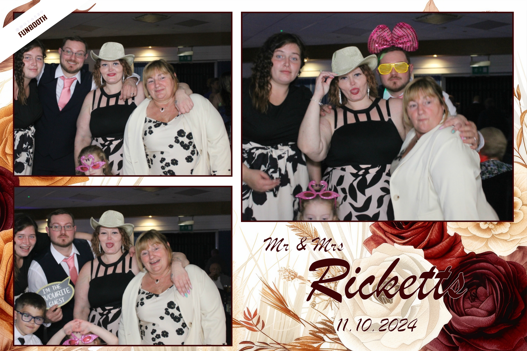 Mr & Mrs Ricketts | View more photos from the event at gallery.funbooth.uk.com/u/FunboothLTD1/Mr-Mrs-Ricketts