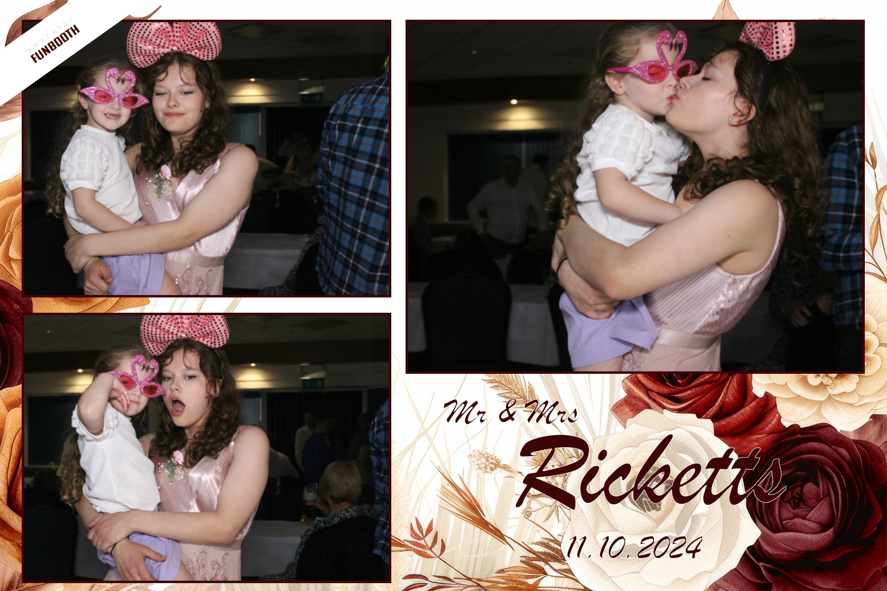 Mr & Mrs Ricketts | View more photos from the event at gallery.funbooth.uk.com/u/FunboothLTD1/Mr-Mrs-Ricketts