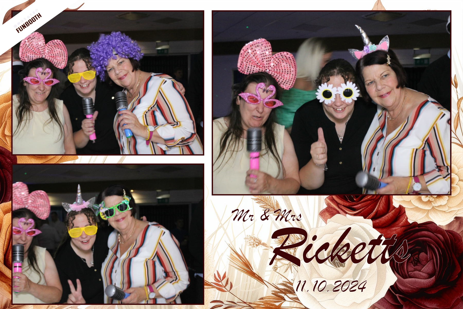 Mr & Mrs Ricketts | View more photos from the event at gallery.funbooth.uk.com/u/FunboothLTD1/Mr-Mrs-Ricketts