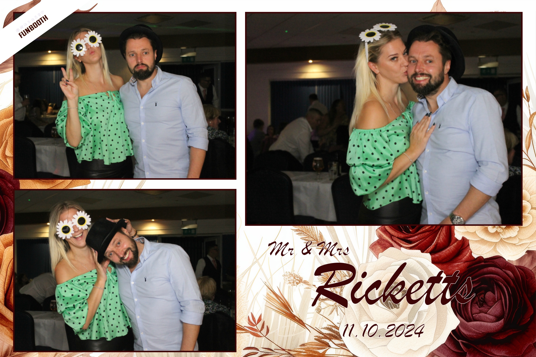 Mr & Mrs Ricketts | View more photos from the event at gallery.funbooth.uk.com/u/FunboothLTD1/Mr-Mrs-Ricketts