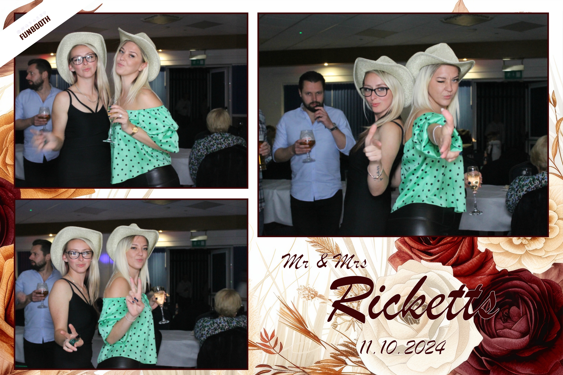 Mr & Mrs Ricketts | View more photos from the event at gallery.funbooth.uk.com/u/FunboothLTD1/Mr-Mrs-Ricketts