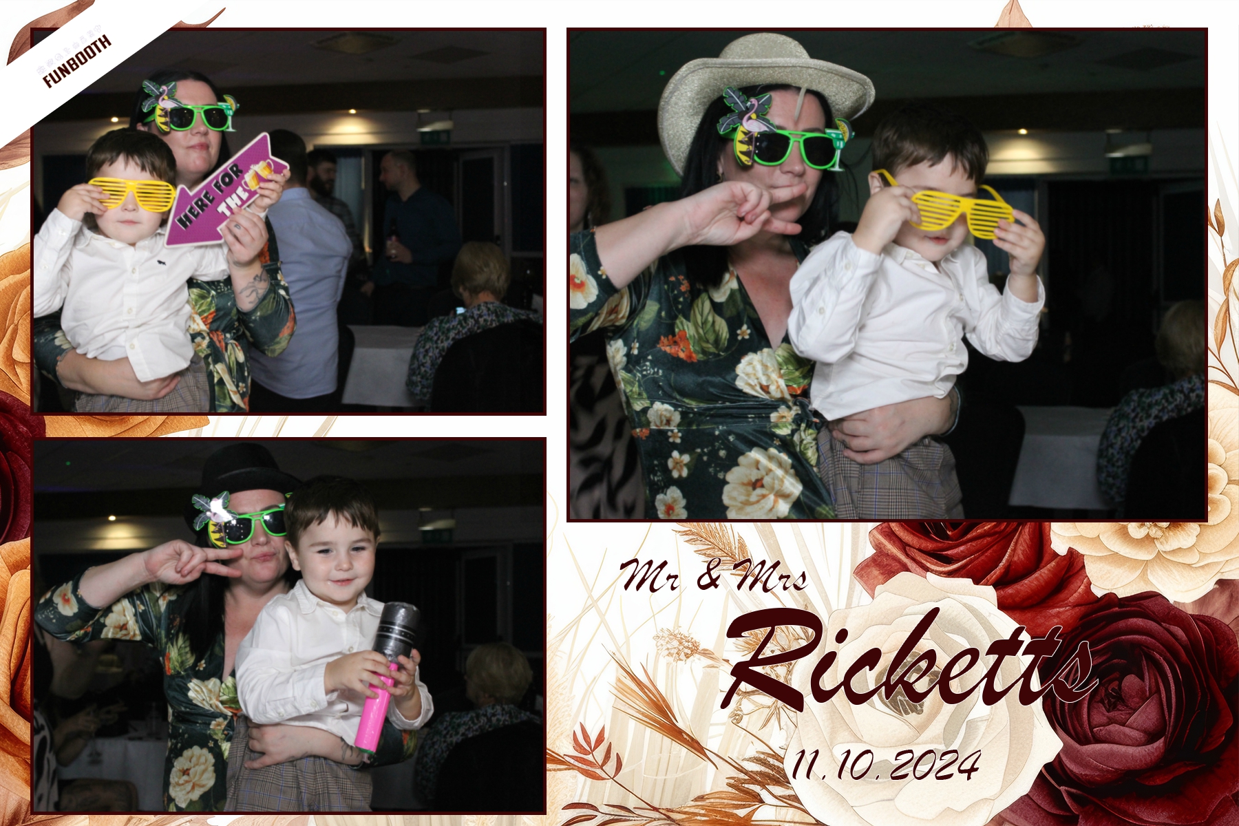 Mr & Mrs Ricketts | View more photos from the event at gallery.funbooth.uk.com/u/FunboothLTD1/Mr-Mrs-Ricketts
