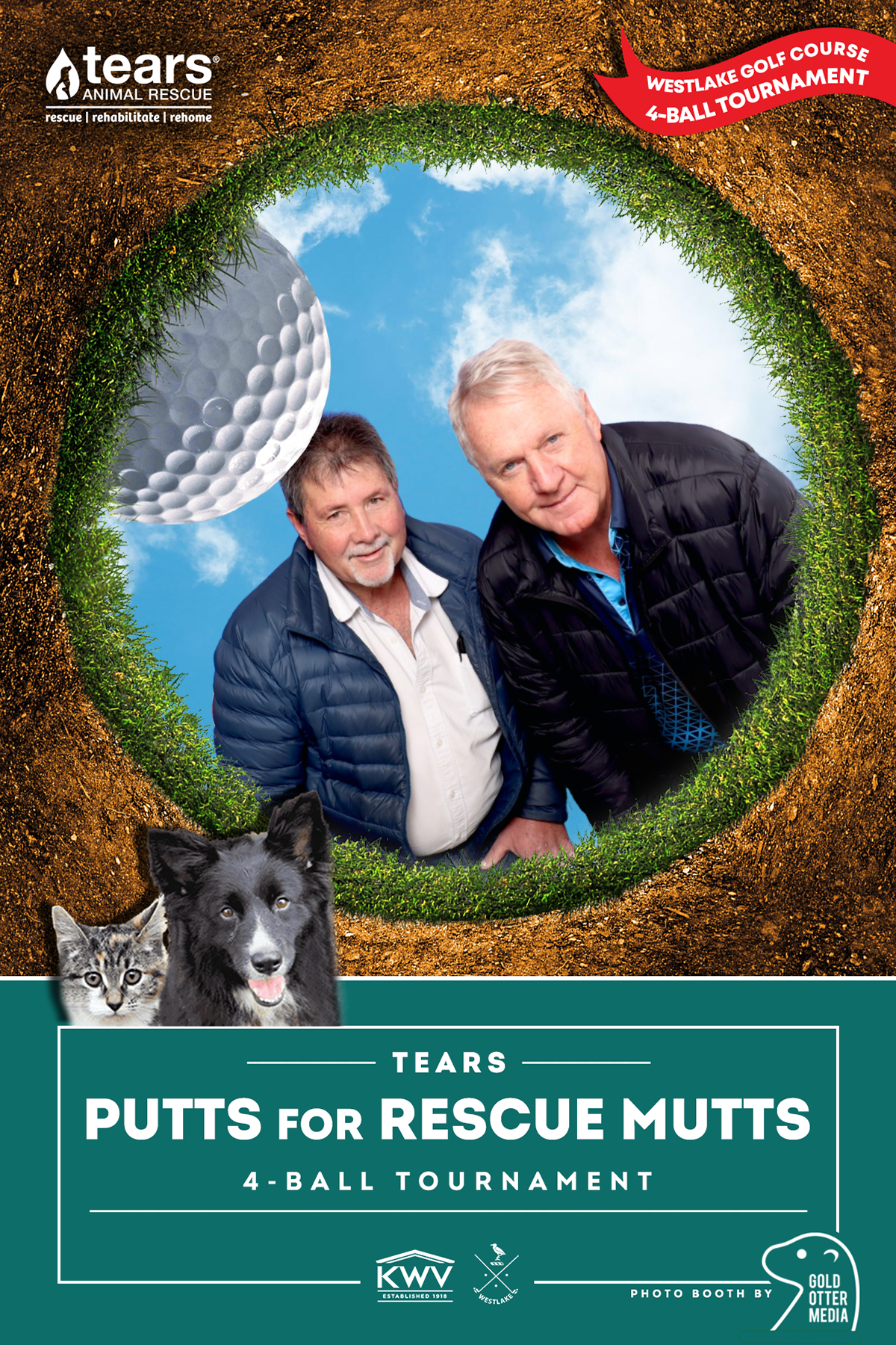 Tears Putts for Rescue Mutts | View more photos from the event at photos.goldotter.co.za/u/GoldOtterMedia/Tears-Putts-for-Rescue-Mutts