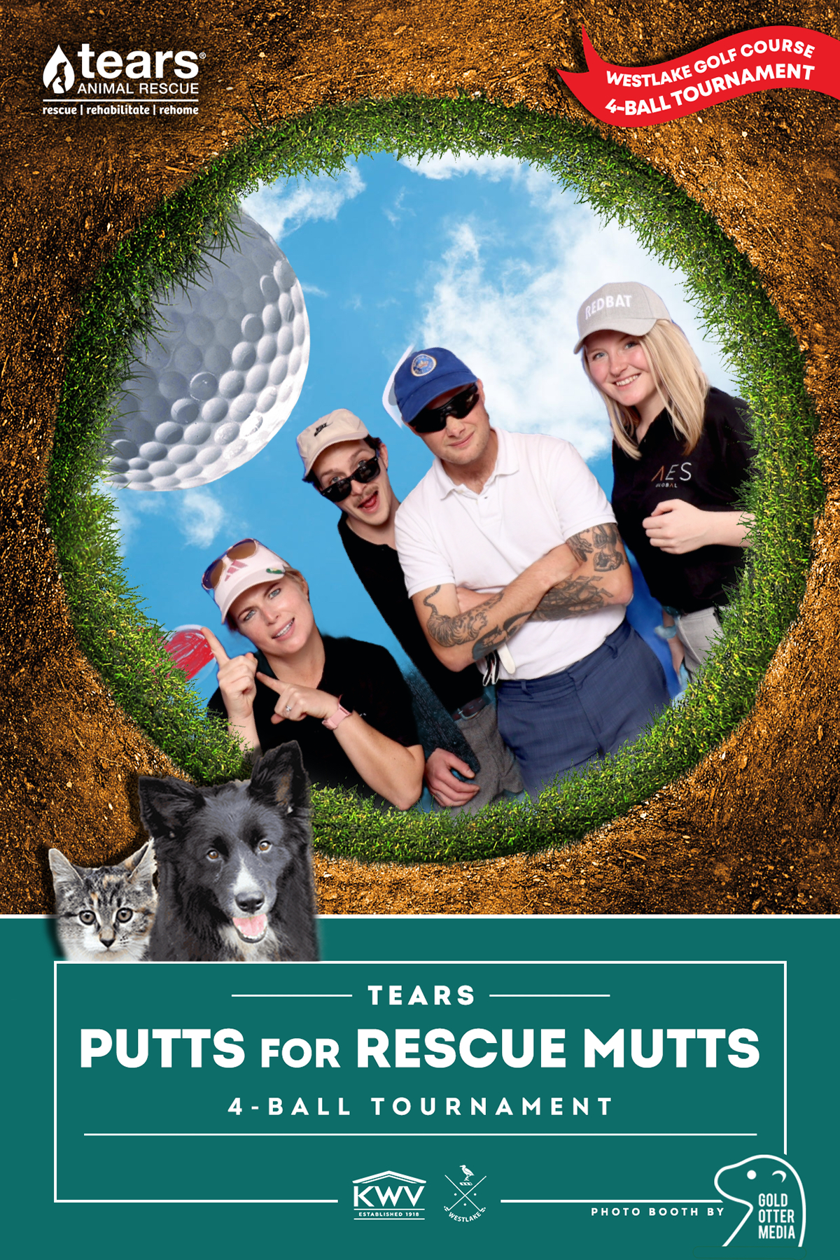 Tears Putts for Rescue Mutts | View more photos from the event at photos.goldotter.co.za/u/GoldOtterMedia/Tears-Putts-for-Rescue-Mutts
