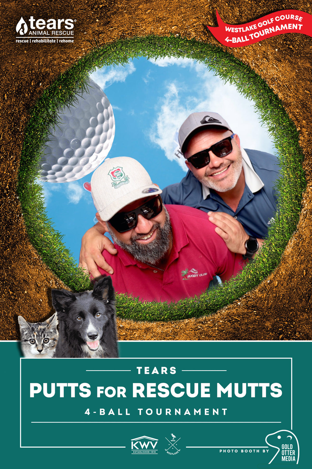 Tears Putts for Rescue Mutts | View more photos from the event at photos.goldotter.co.za/u/GoldOtterMedia/Tears-Putts-for-Rescue-Mutts