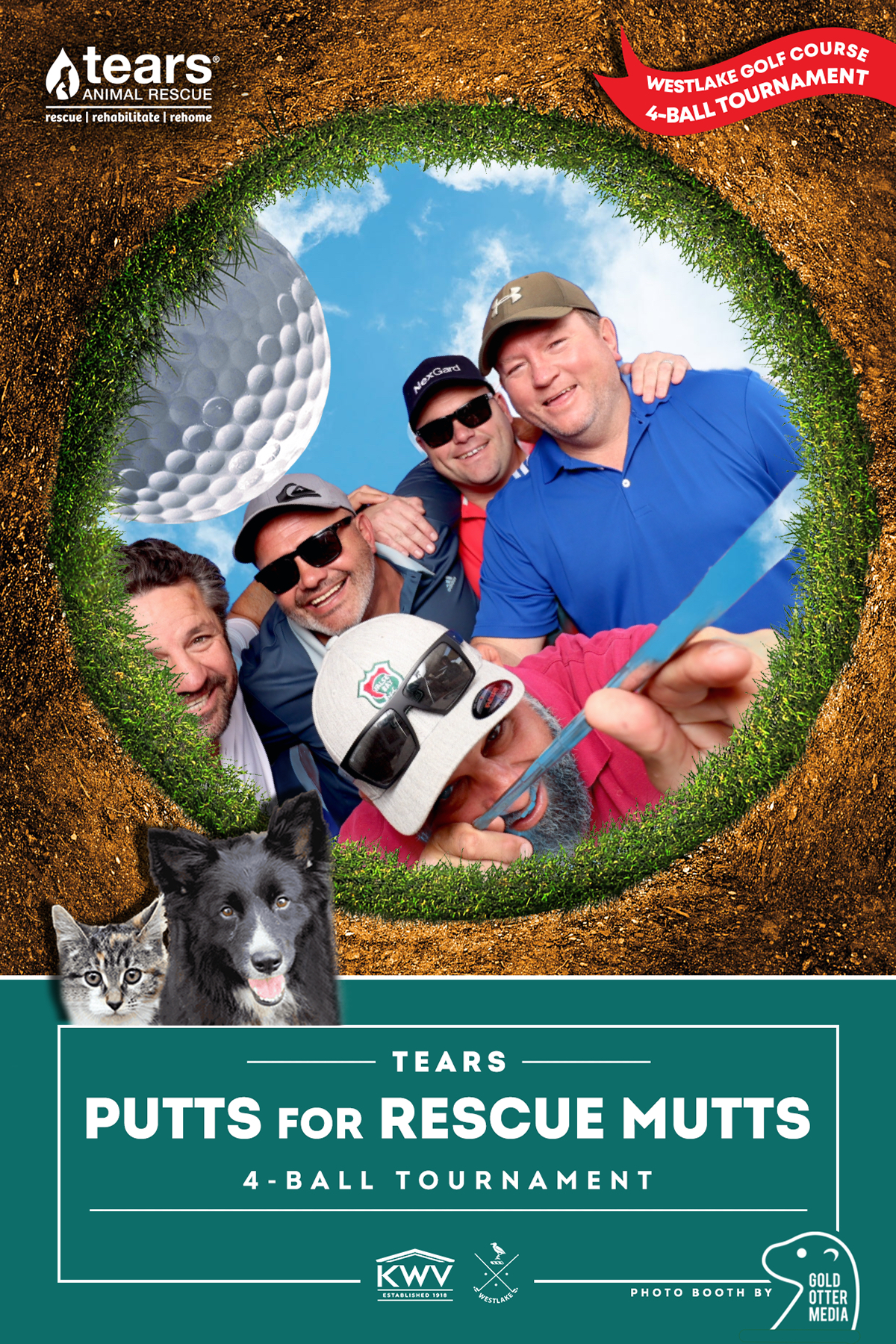 Tears Putts for Rescue Mutts | View more photos from the event at photos.goldotter.co.za/u/GoldOtterMedia/Tears-Putts-for-Rescue-Mutts