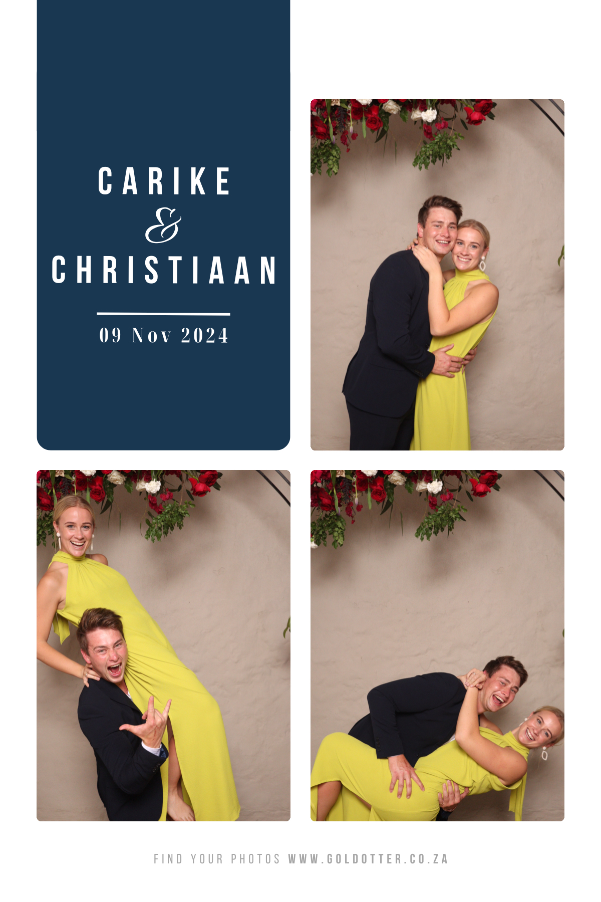 Carike and Christiaan | View more photos from the event at photos.goldotter.co.za/u/GoldOtterMedia/Carike-and-Christiaan