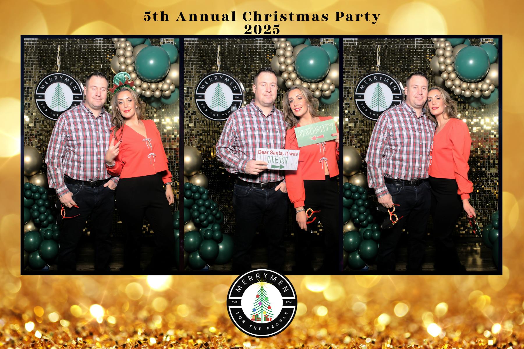 MerryMen 5th Annual Christmas Party | View more photos from the event at v1.boothgallery.com/u/HelloPhotoBoothRental/MerryMen-5th-Annual-Christmas-Party