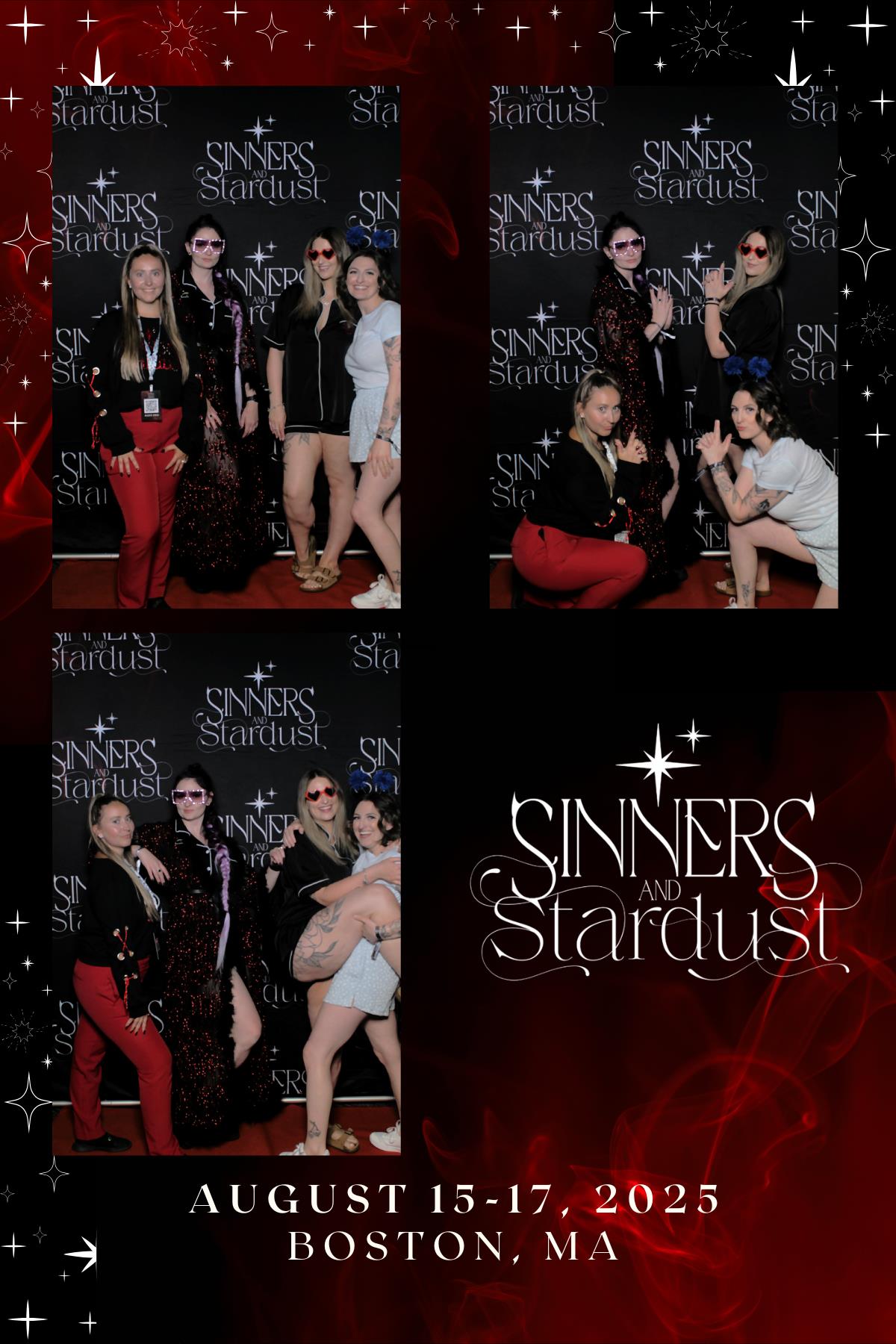 Sinners & Stardust  | View more photos from the event at v1.boothgallery.com/u/HelloPhotoBoothRental/Sinners-Stardust