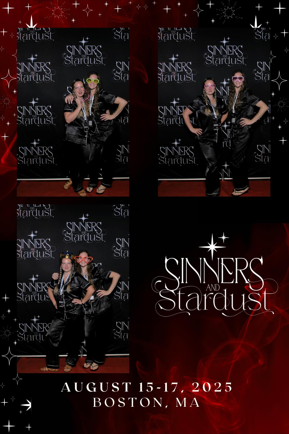 Sinners & Stardust  | View more photos from the event at v1.boothgallery.com/u/HelloPhotoBoothRental/Sinners-Stardust