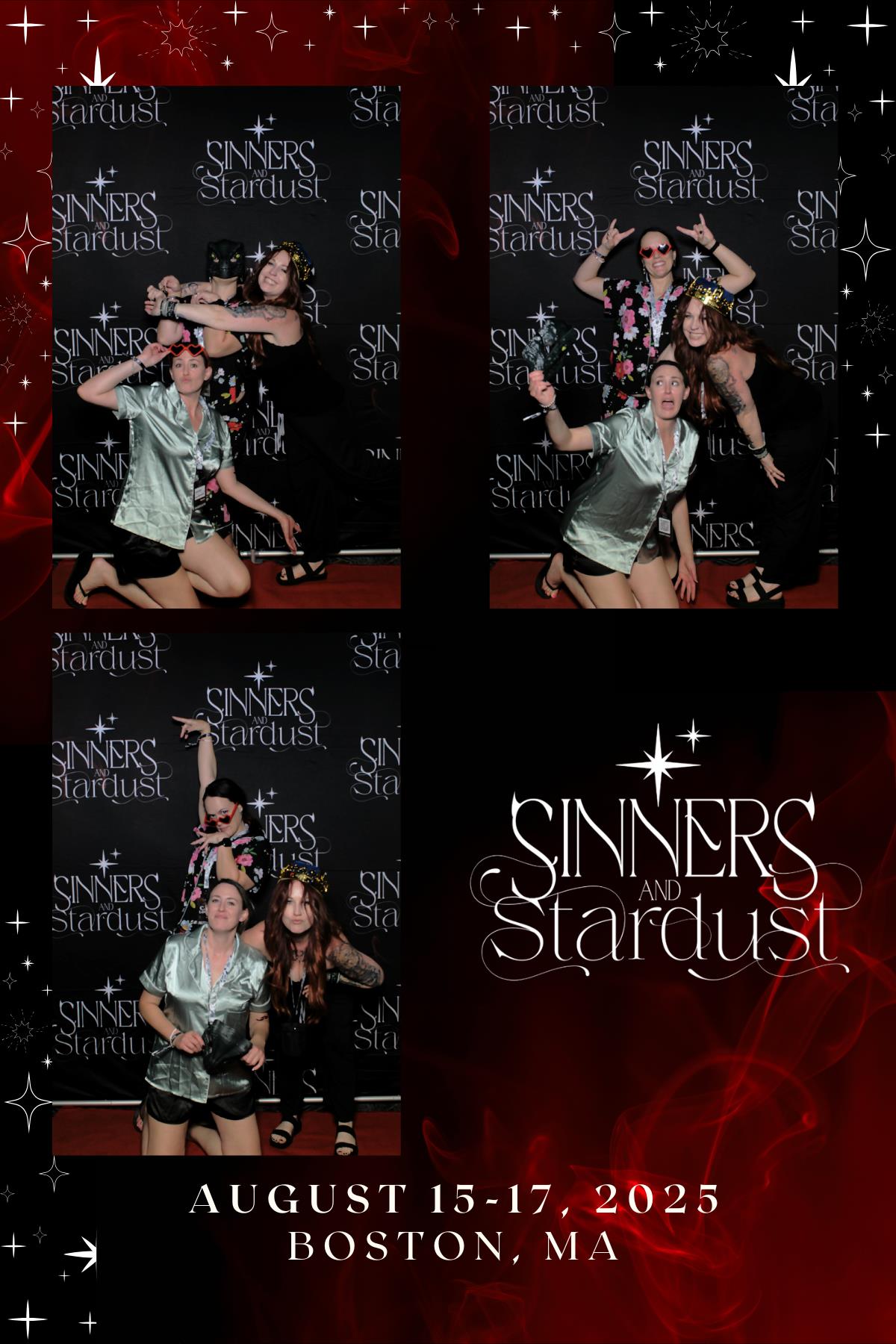 Sinners & Stardust  | View more photos from the event at v1.boothgallery.com/u/HelloPhotoBoothRental/Sinners-Stardust