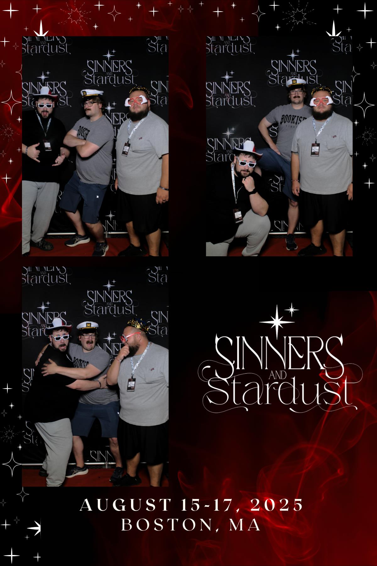 Sinners & Stardust  | View more photos from the event at v1.boothgallery.com/u/HelloPhotoBoothRental/Sinners-Stardust