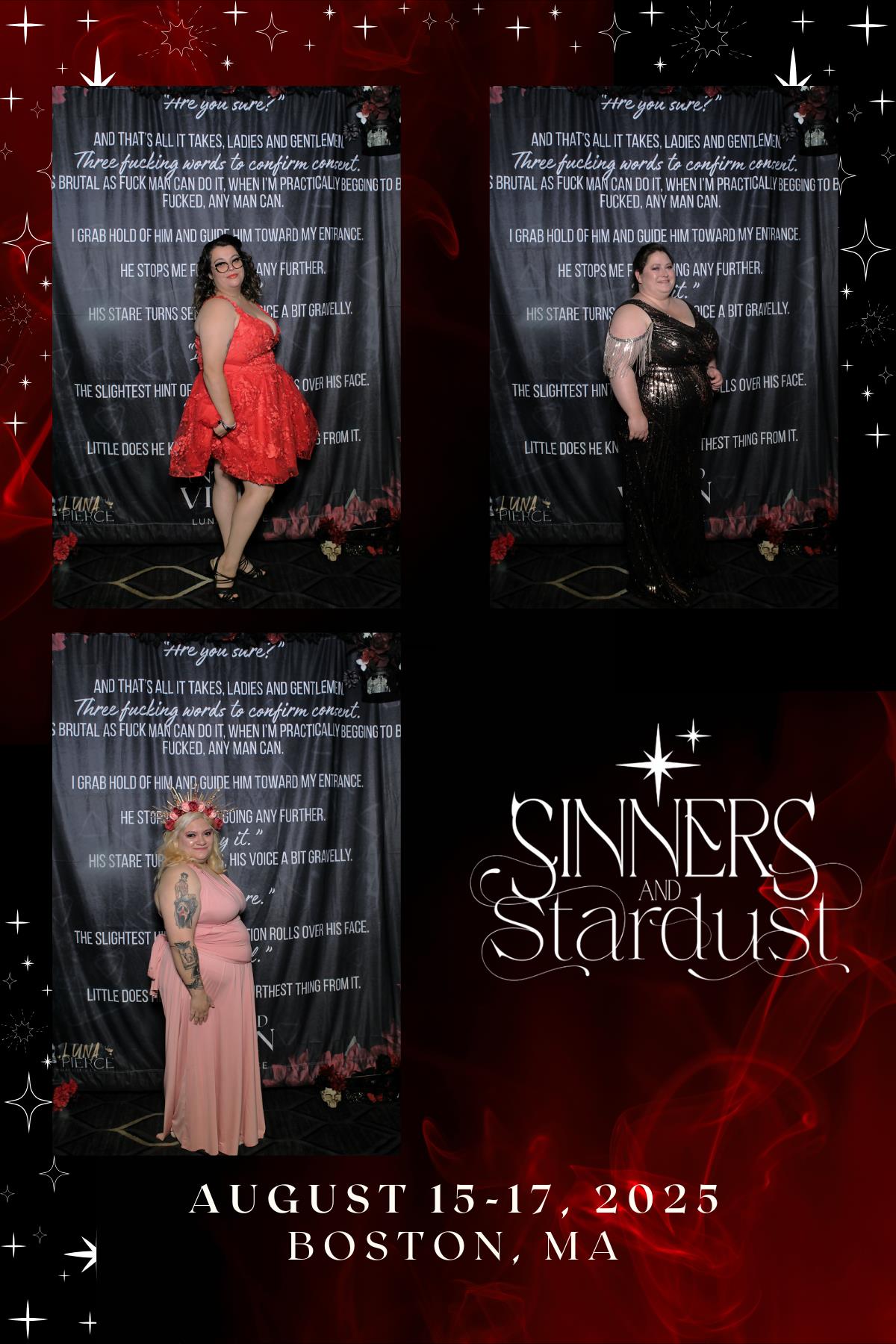Sinners & Stardust  | View more photos from the event at v1.boothgallery.com/u/HelloPhotoBoothRental/Sinners-Stardust