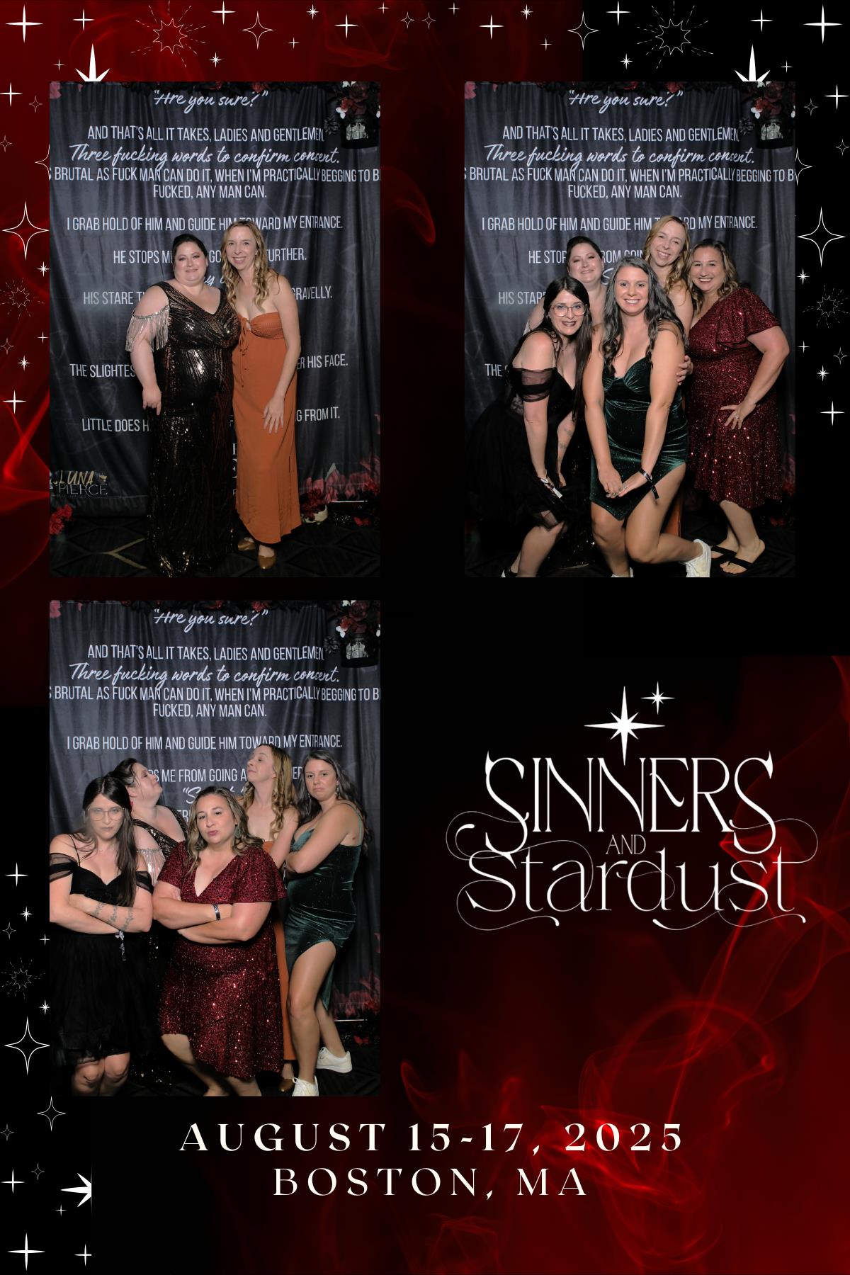 Sinners & Stardust  | View more photos from the event at v1.boothgallery.com/u/HelloPhotoBoothRental/Sinners-Stardust