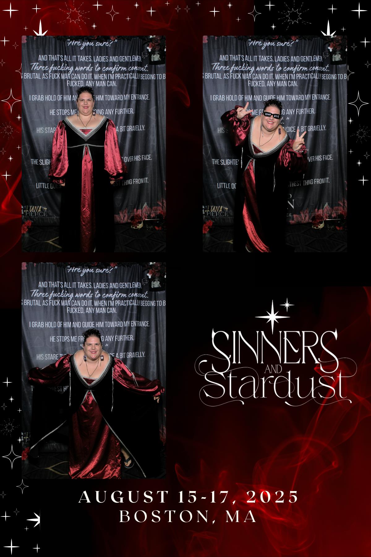 Sinners & Stardust  | View more photos from the event at v1.boothgallery.com/u/HelloPhotoBoothRental/Sinners-Stardust