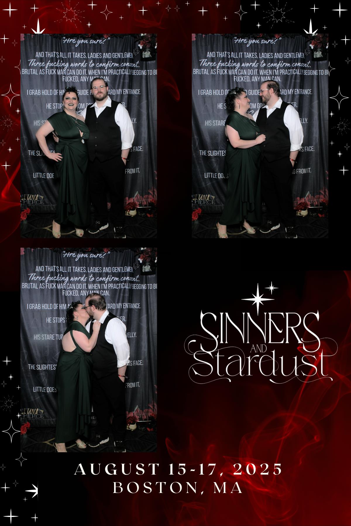 Sinners & Stardust  | View more photos from the event at v1.boothgallery.com/u/HelloPhotoBoothRental/Sinners-Stardust