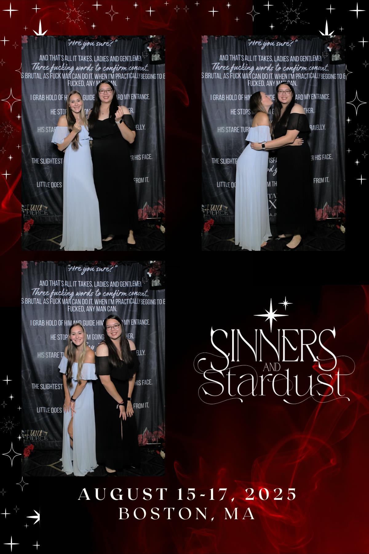Sinners & Stardust  | View more photos from the event at v1.boothgallery.com/u/HelloPhotoBoothRental/Sinners-Stardust