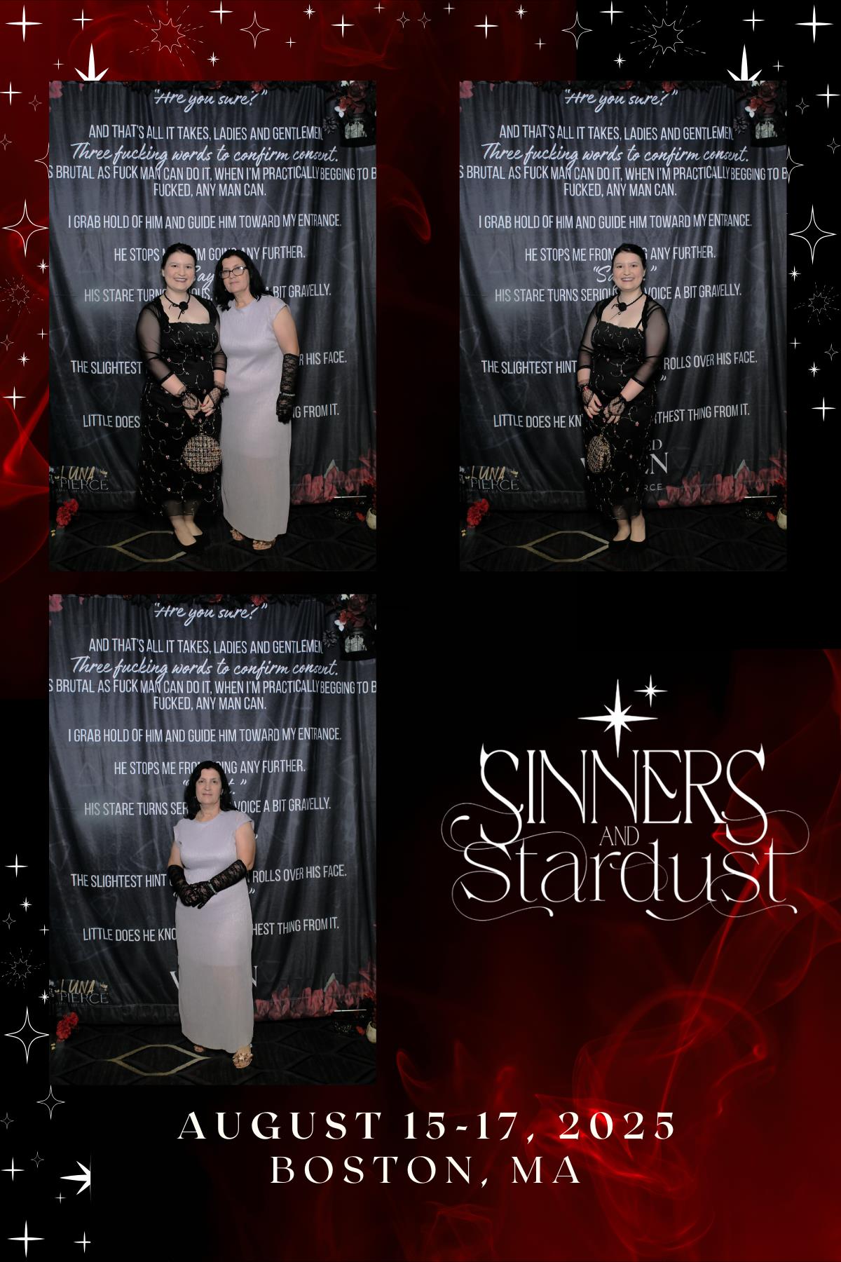 Sinners & Stardust  | View more photos from the event at v1.boothgallery.com/u/HelloPhotoBoothRental/Sinners-Stardust