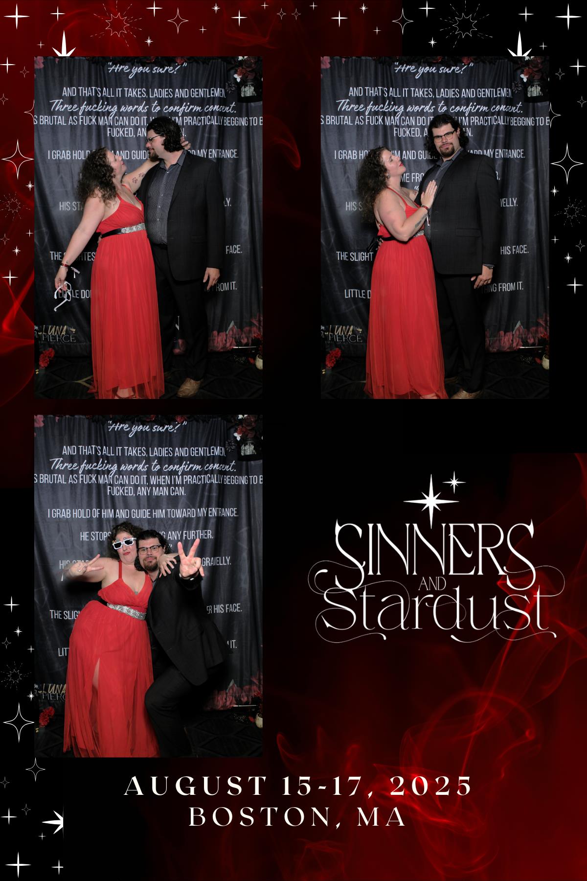 Sinners & Stardust  | View more photos from the event at v1.boothgallery.com/u/HelloPhotoBoothRental/Sinners-Stardust