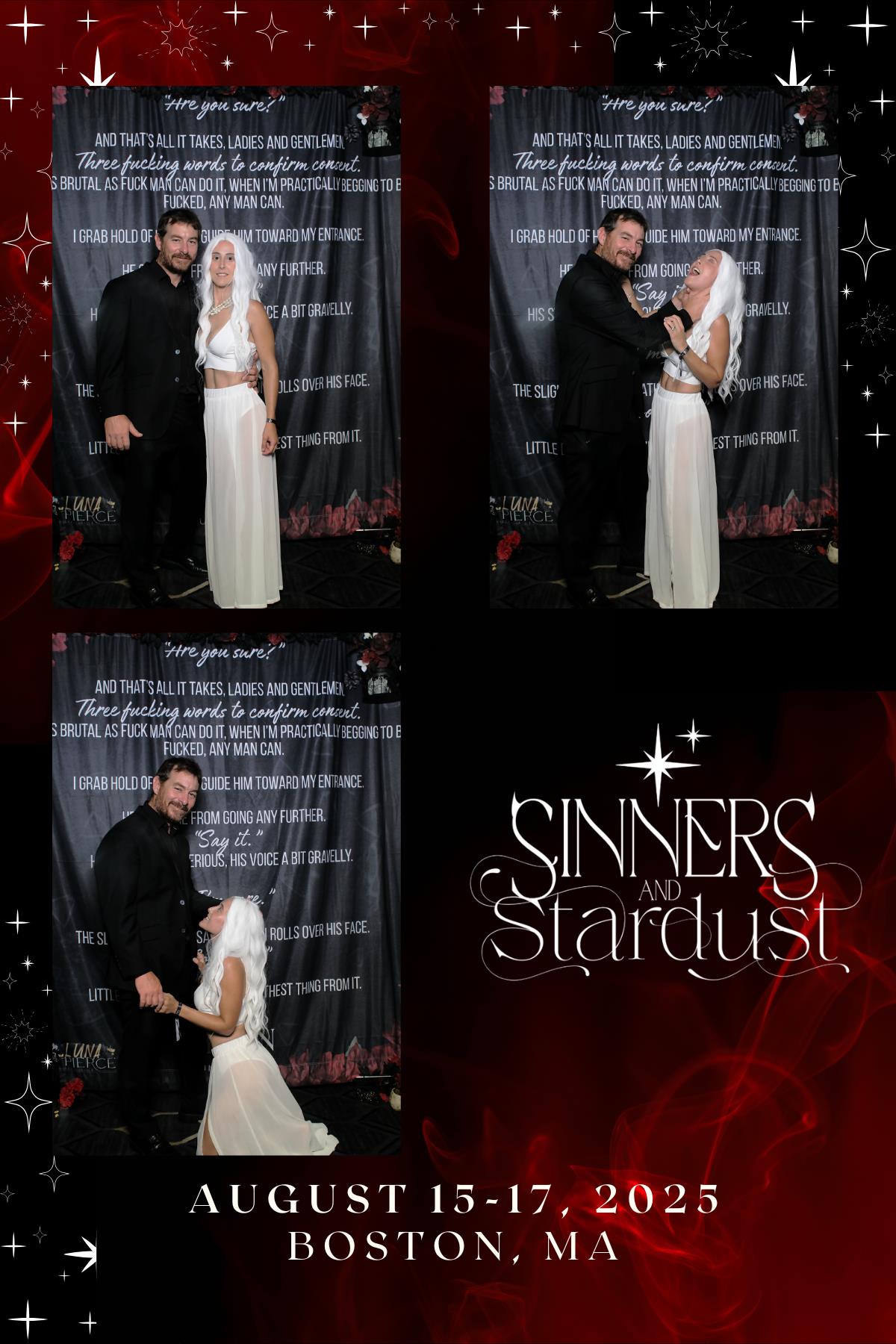 Sinners & Stardust  | View more photos from the event at v1.boothgallery.com/u/HelloPhotoBoothRental/Sinners-Stardust