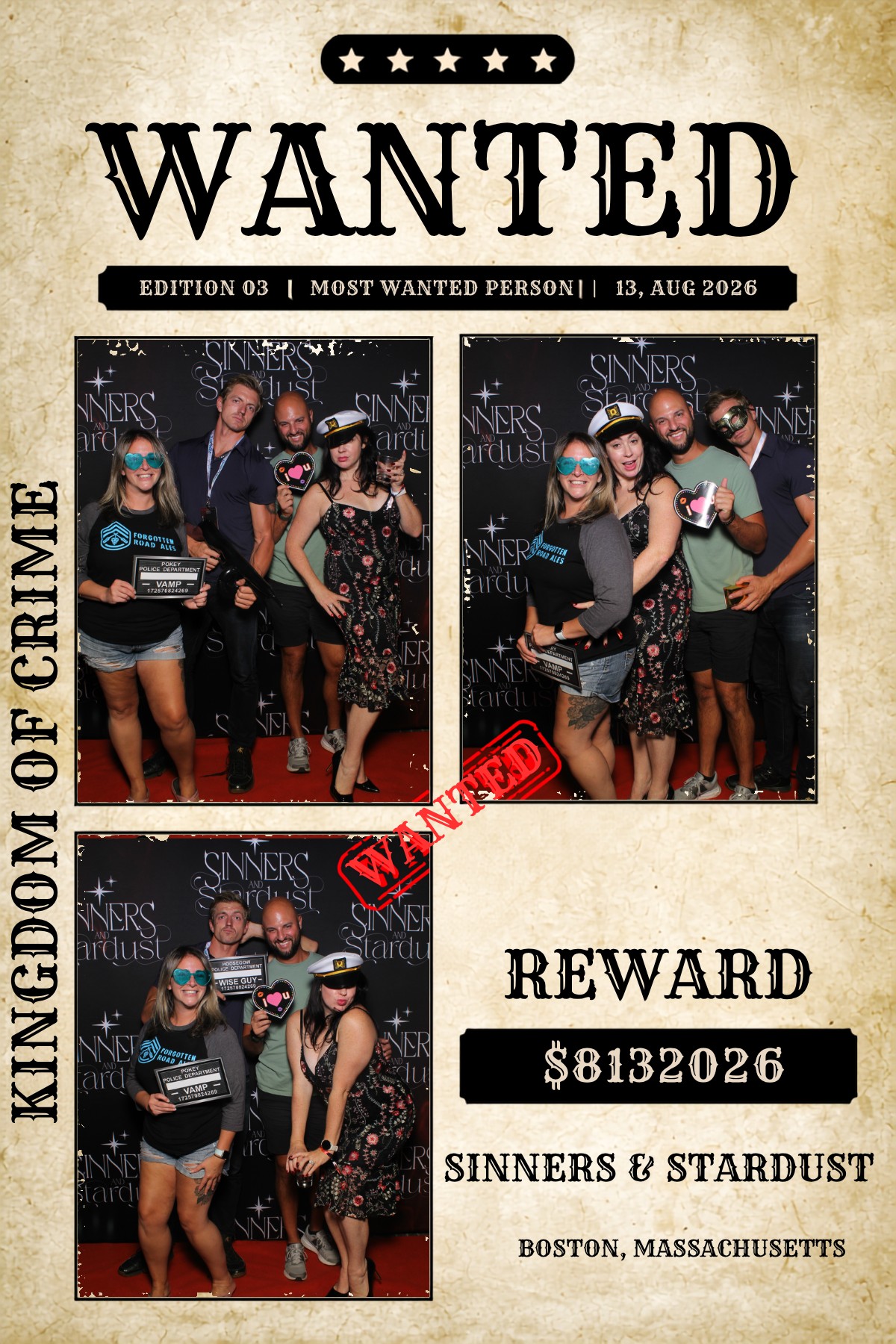 Sinner & Stardust | View more photos from the event at v1.boothgallery.com/u/HelloPhotoBoothRental/Sinner-Stardust