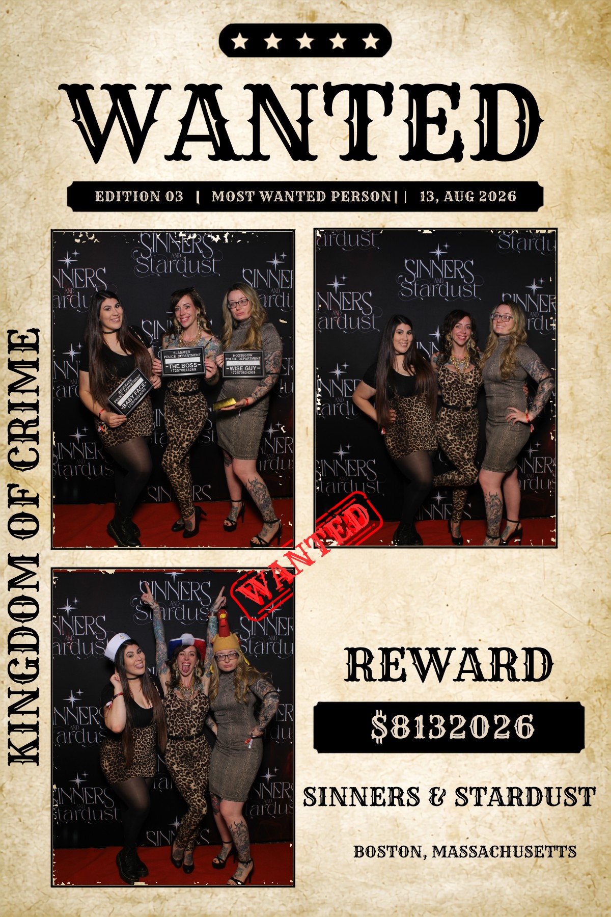 Sinner & Stardust | View more photos from the event at v1.boothgallery.com/u/HelloPhotoBoothRental/Sinner-Stardust