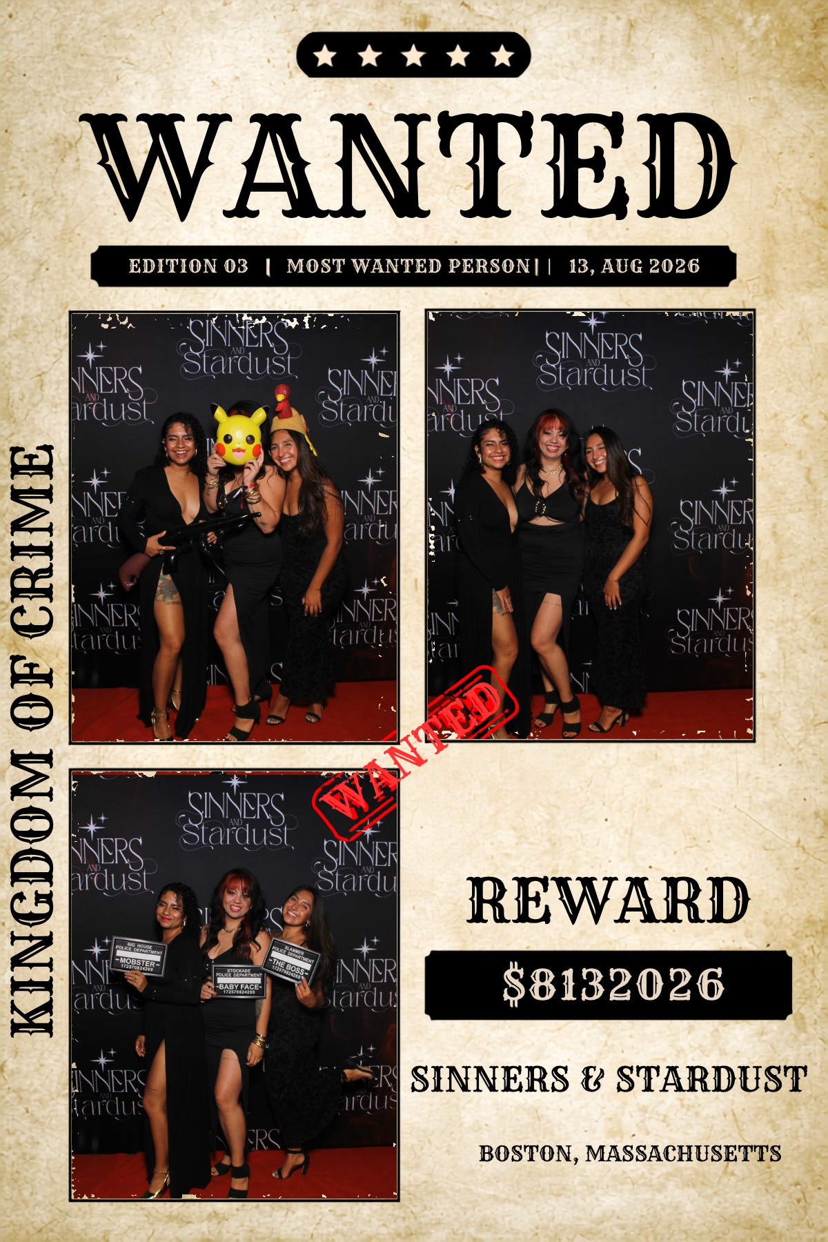Sinner & Stardust | View more photos from the event at v1.boothgallery.com/u/HelloPhotoBoothRental/Sinner-Stardust