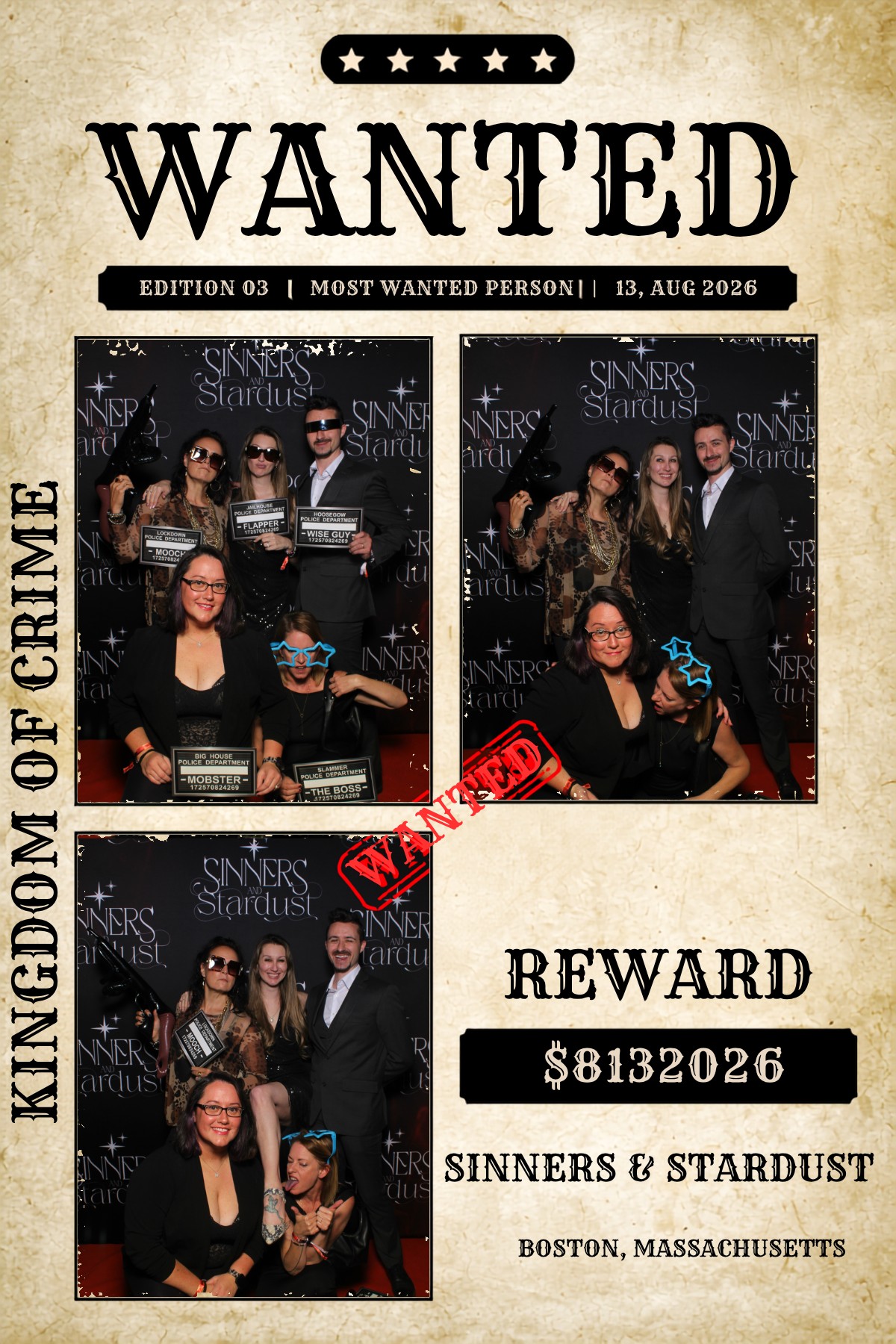 Sinner & Stardust | View more photos from the event at v1.boothgallery.com/u/HelloPhotoBoothRental/Sinner-Stardust
