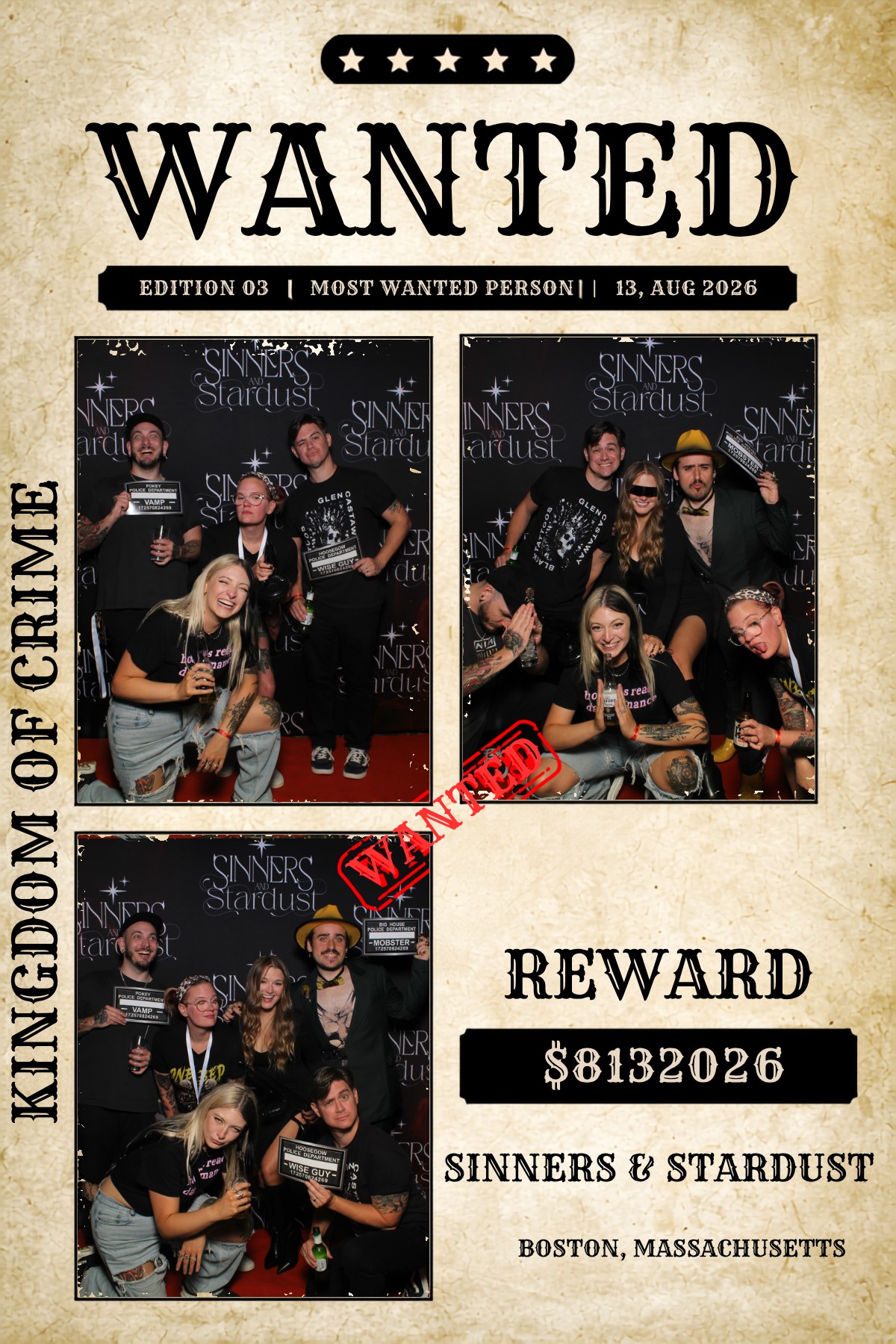 Sinner & Stardust | View more photos from the event at v1.boothgallery.com/u/HelloPhotoBoothRental/Sinner-Stardust