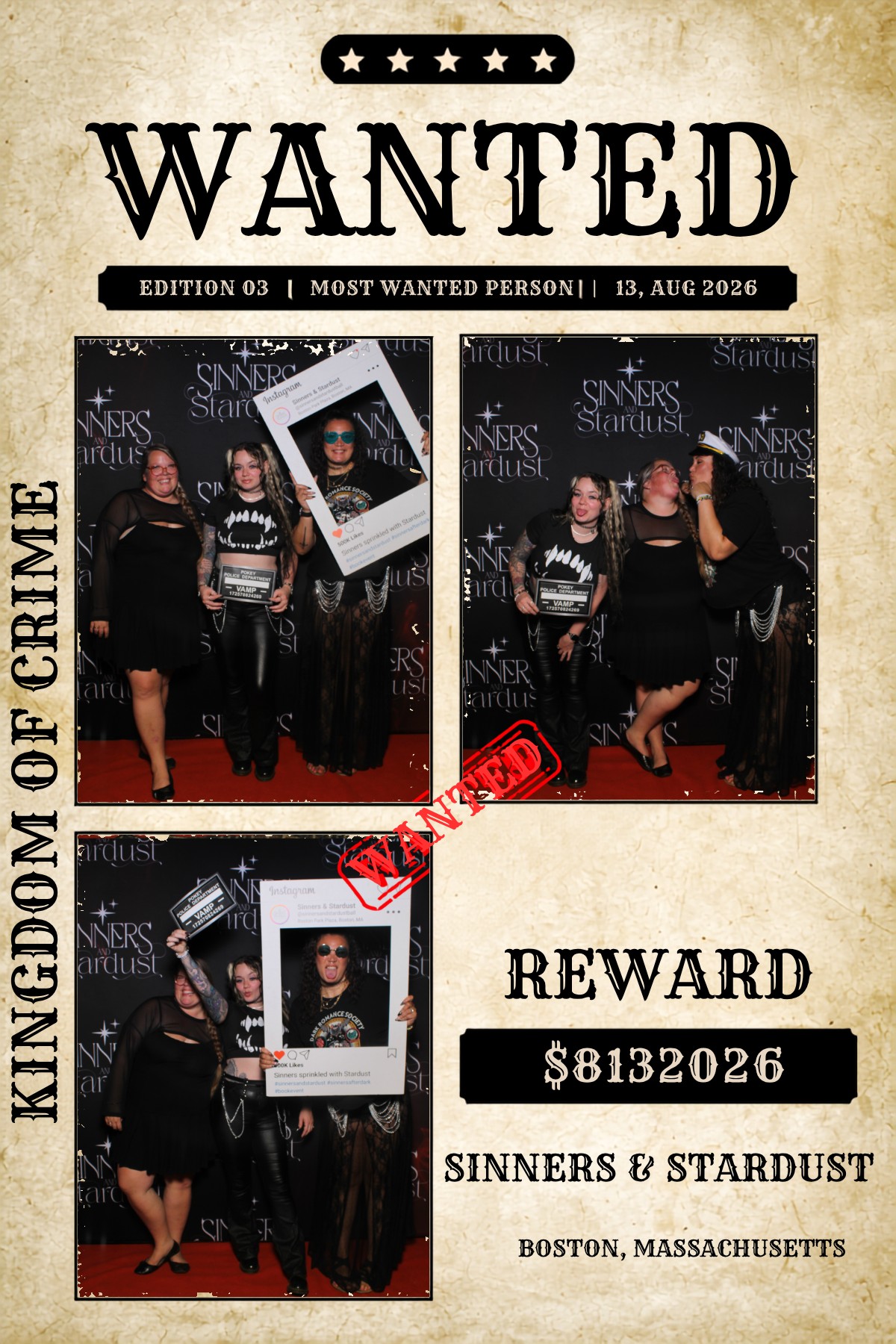 Sinner & Stardust | View more photos from the event at v1.boothgallery.com/u/HelloPhotoBoothRental/Sinner-Stardust