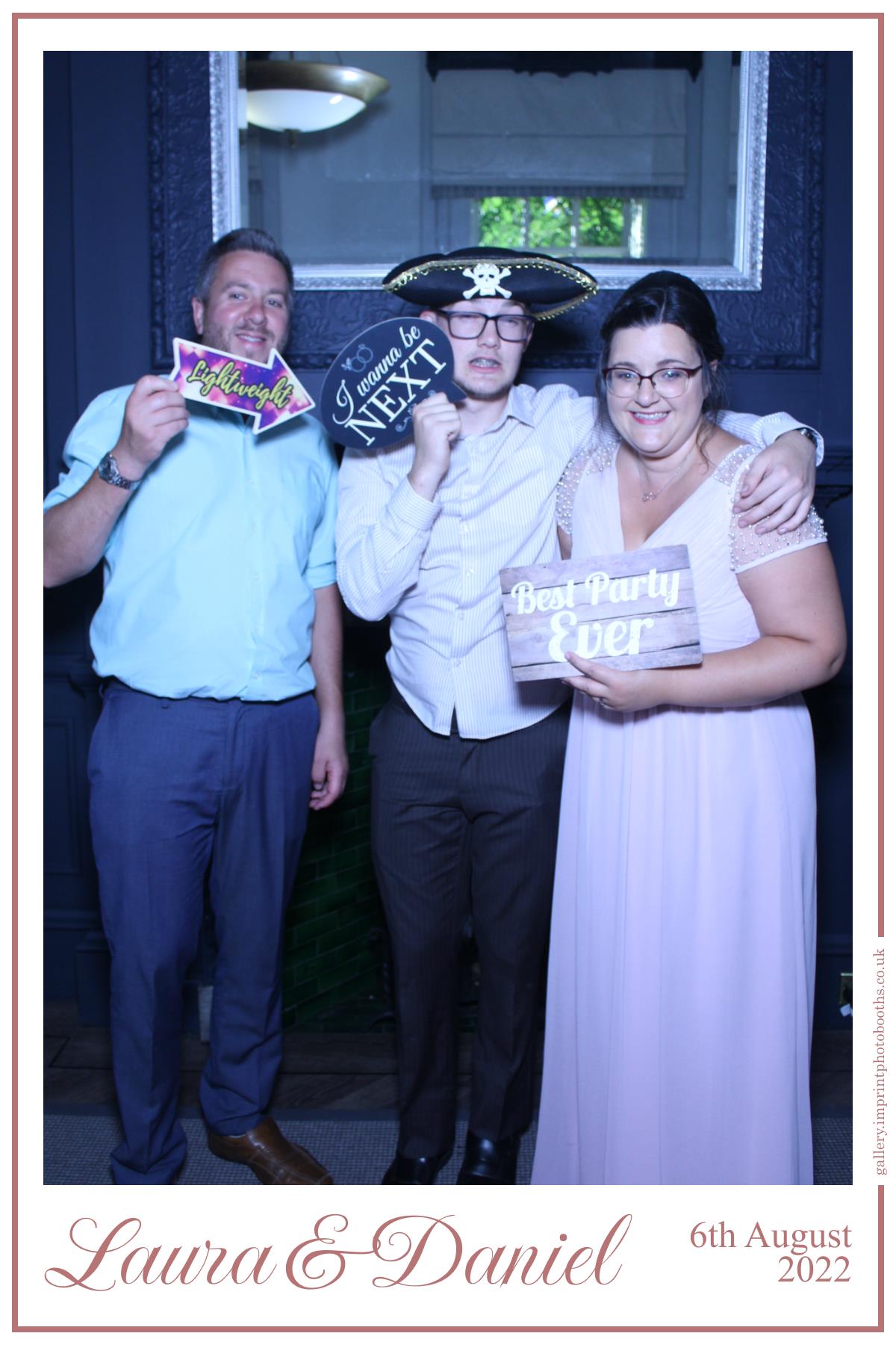 Laura and Daniel | View more photos from the event at gallery.imprintphotobooths.co.uk/u/Imprint-Photobooths/Laura-and-Daniel