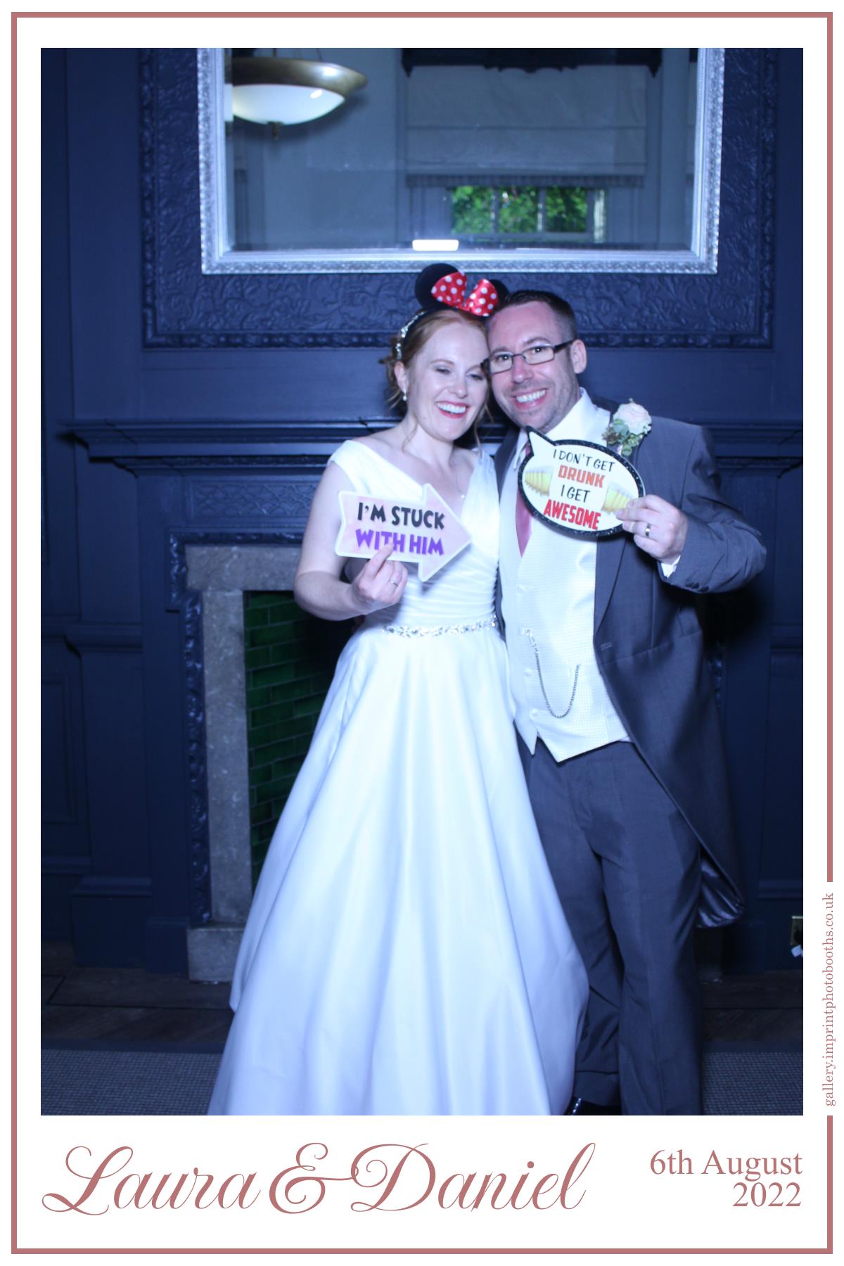 Laura and Daniel | View more photos from the event at gallery.imprintphotobooths.co.uk/u/Imprint-Photobooths/Laura-and-Daniel