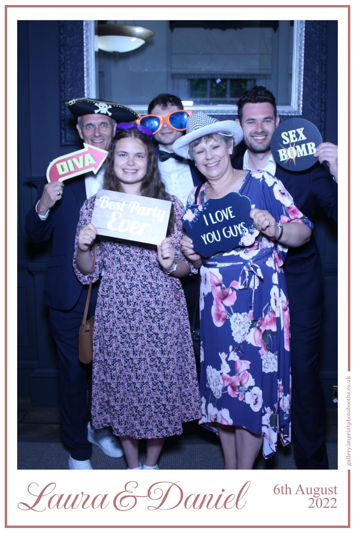 Laura and Daniel | View more photos from the event at gallery.imprintphotobooths.co.uk/u/Imprint-Photobooths/Laura-and-Daniel