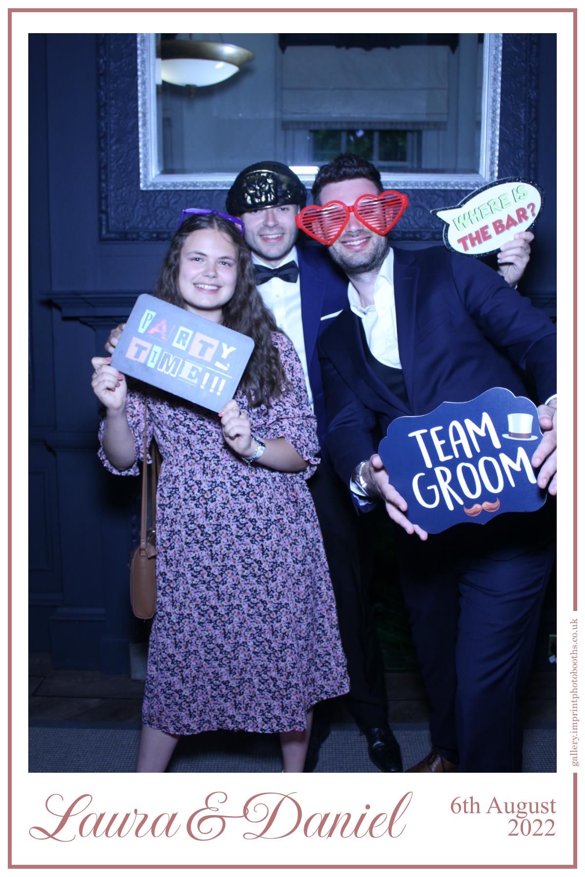 Laura and Daniel | View more photos from the event at gallery.imprintphotobooths.co.uk/u/Imprint-Photobooths/Laura-and-Daniel