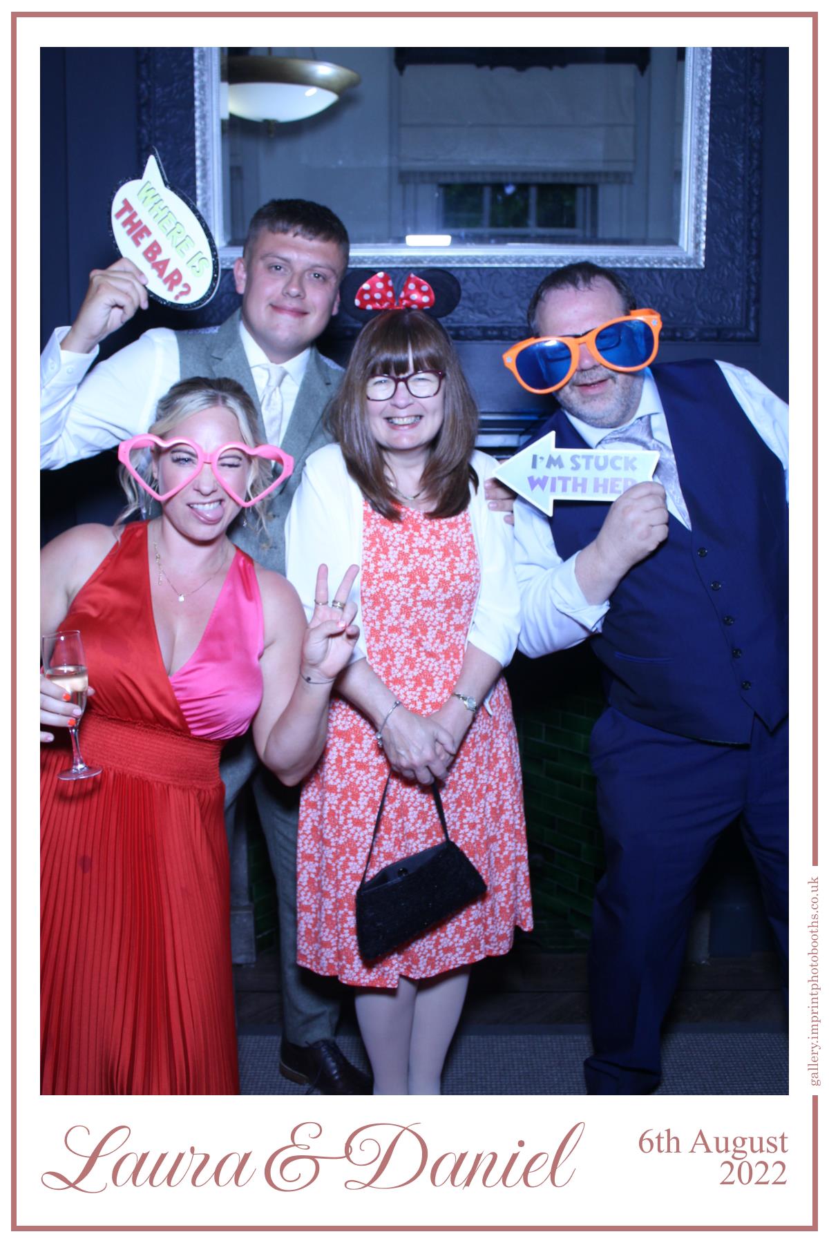 Laura and Daniel | View more photos from the event at gallery.imprintphotobooths.co.uk/u/Imprint-Photobooths/Laura-and-Daniel
