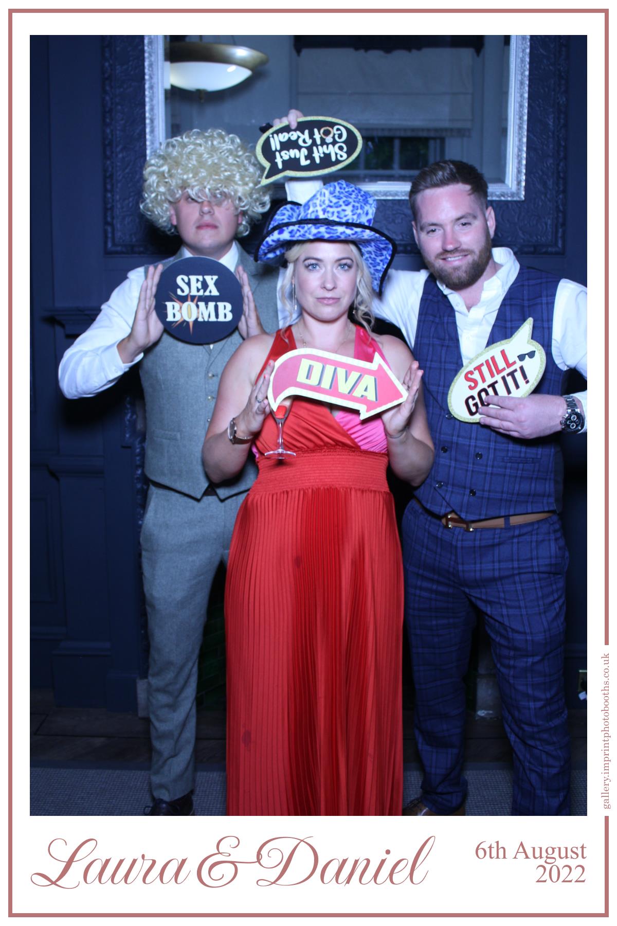 Laura and Daniel | View more photos from the event at gallery.imprintphotobooths.co.uk/u/Imprint-Photobooths/Laura-and-Daniel
