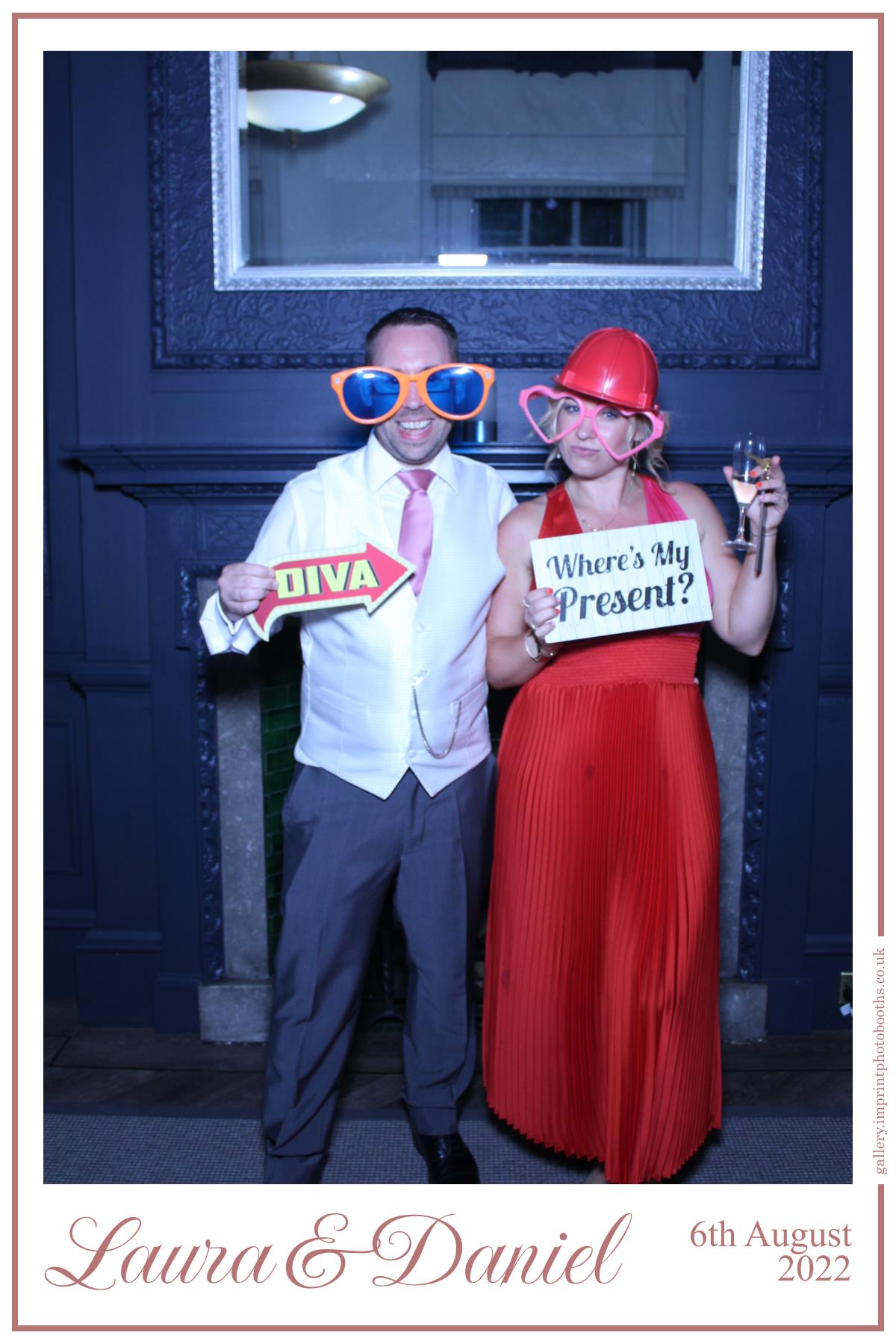 Laura and Daniel | View more photos from the event at gallery.imprintphotobooths.co.uk/u/Imprint-Photobooths/Laura-and-Daniel