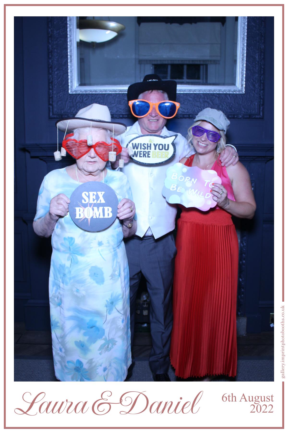 Laura and Daniel | View more photos from the event at gallery.imprintphotobooths.co.uk/u/Imprint-Photobooths/Laura-and-Daniel