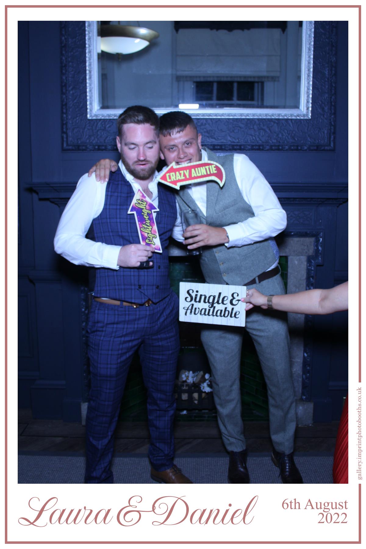 Laura and Daniel | View more photos from the event at gallery.imprintphotobooths.co.uk/u/Imprint-Photobooths/Laura-and-Daniel