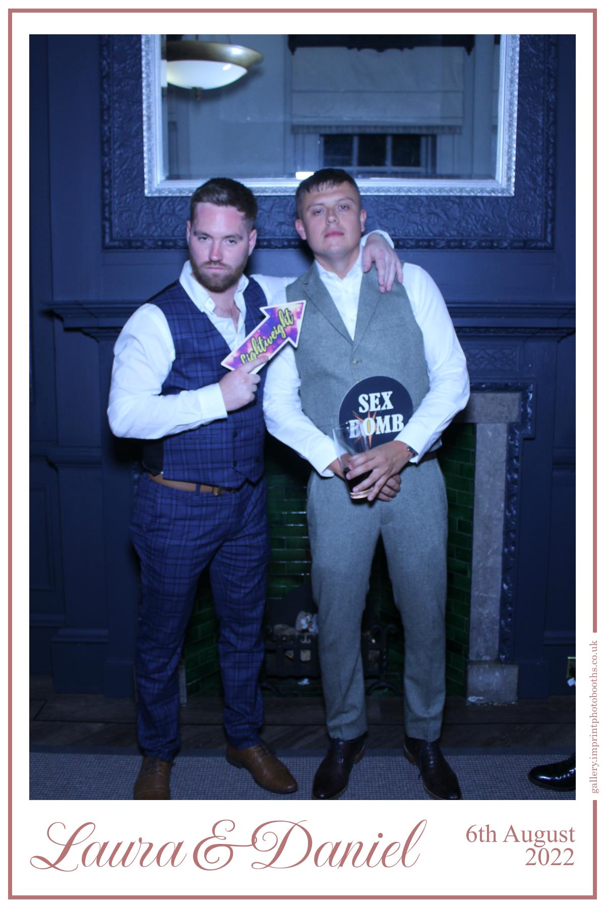 Laura and Daniel | View more photos from the event at gallery.imprintphotobooths.co.uk/u/Imprint-Photobooths/Laura-and-Daniel