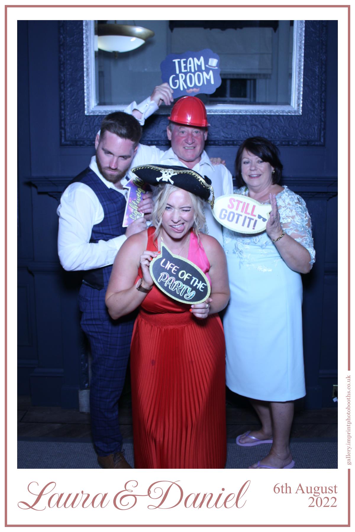Laura and Daniel | View more photos from the event at gallery.imprintphotobooths.co.uk/u/Imprint-Photobooths/Laura-and-Daniel