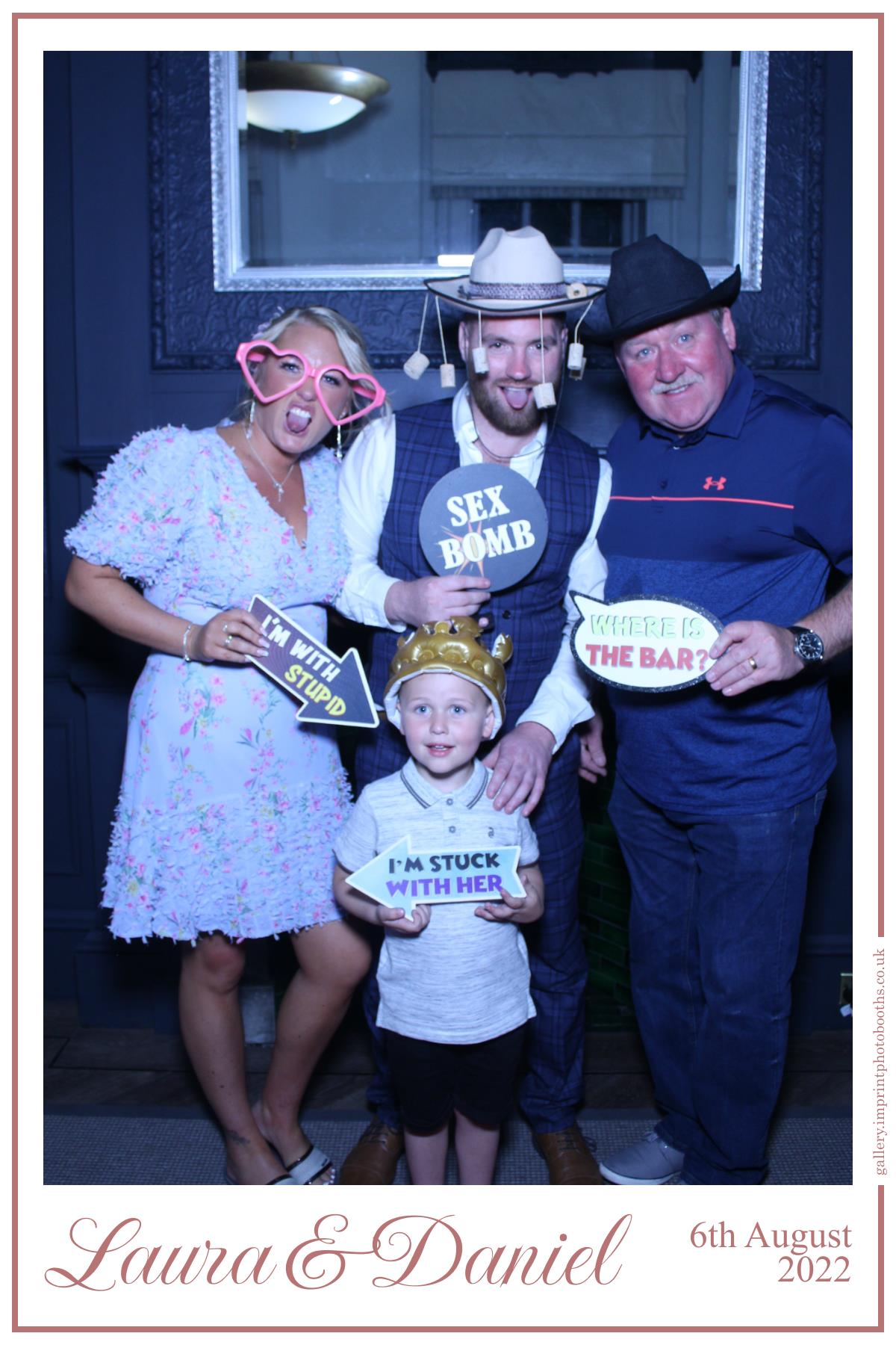 Laura and Daniel | View more photos from the event at gallery.imprintphotobooths.co.uk/u/Imprint-Photobooths/Laura-and-Daniel