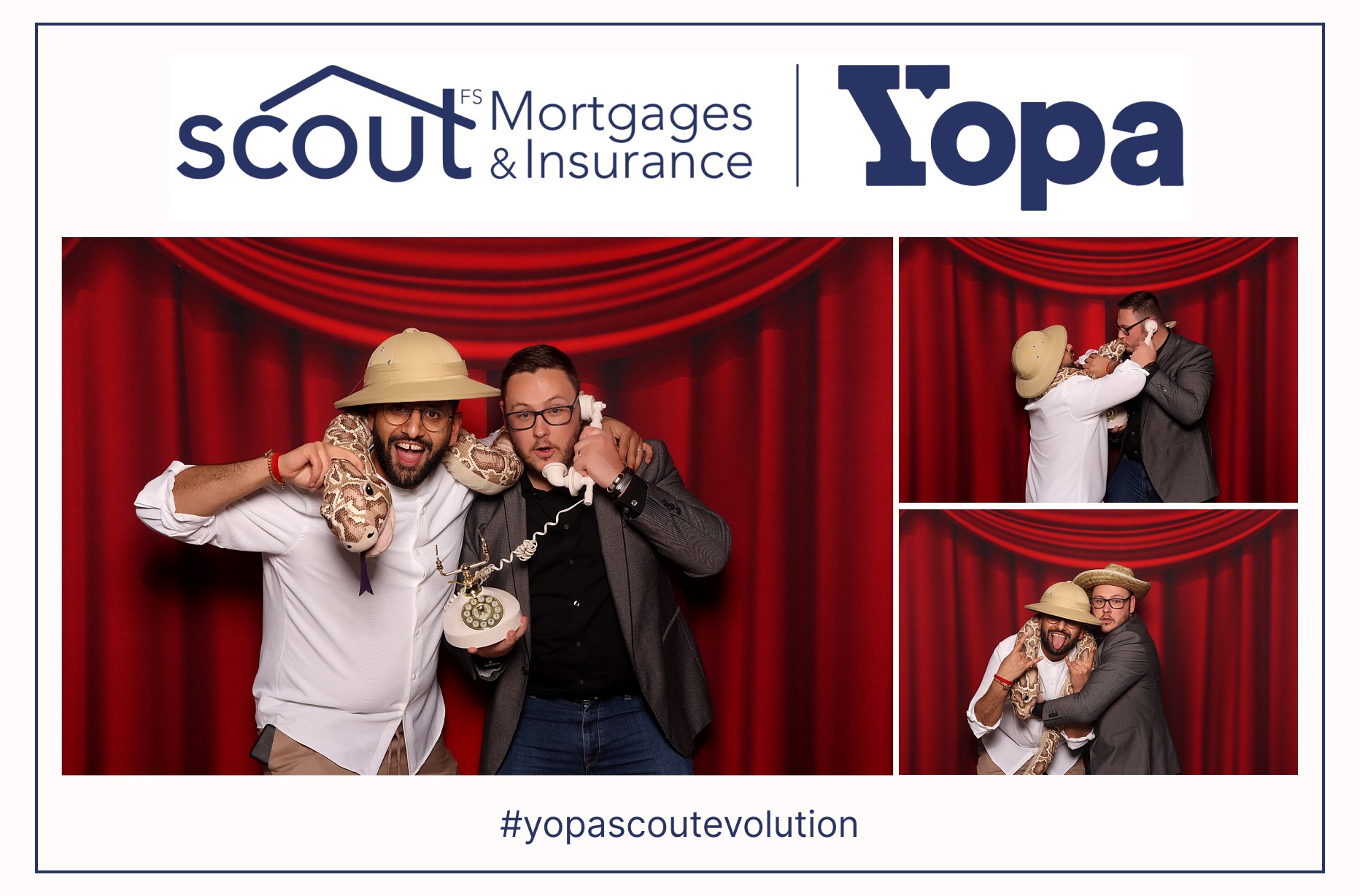 Scout and Yopa | View more photos from the event at gallery.imprintphotobooths.co.uk/u/Imprint-Photobooths/Scout-and-Yopa