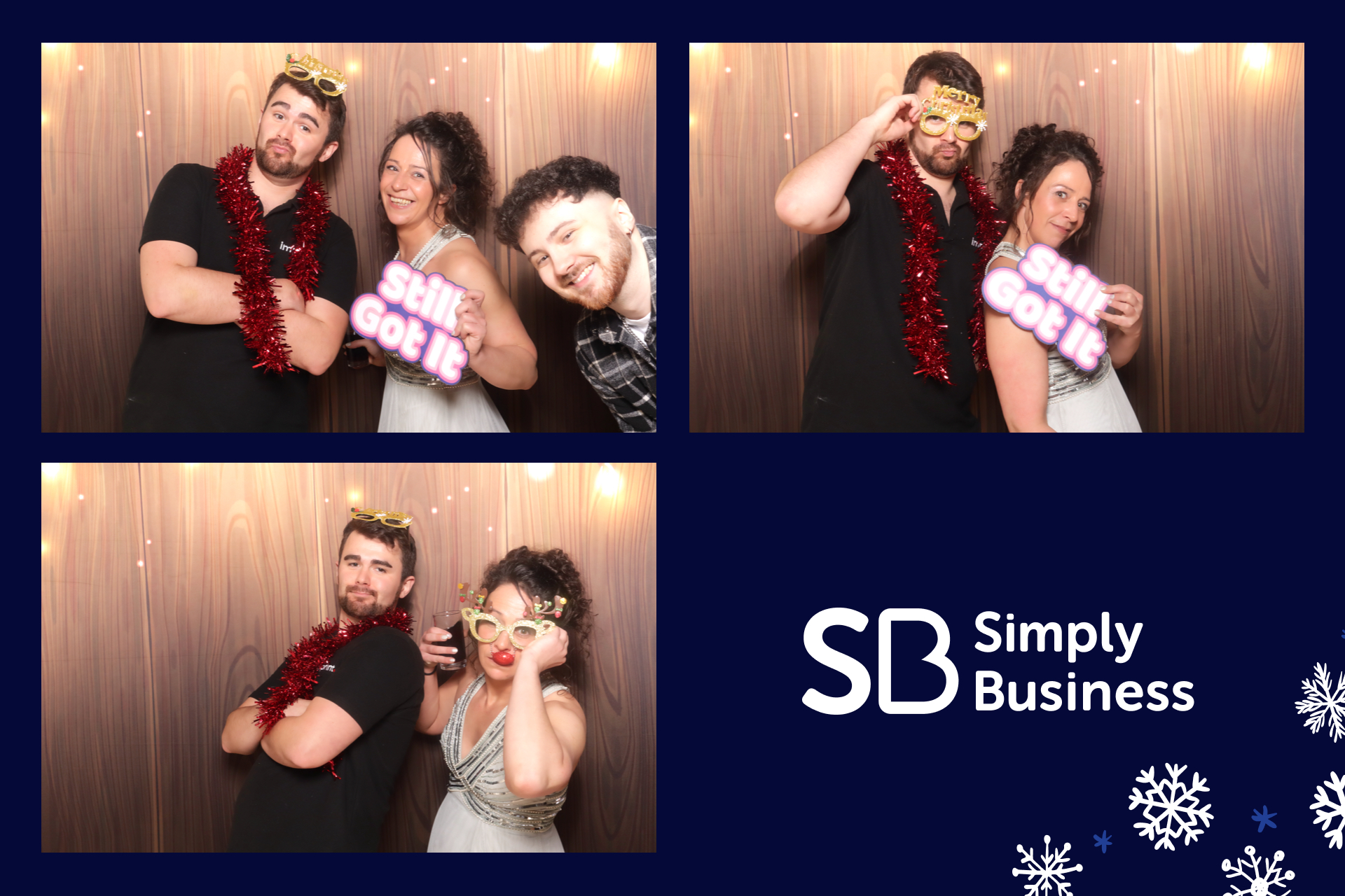 Simply Business Christmas 2023 | View more photos from the event at gallery.imprintphotobooths.co.uk/u/Imprint-Photobooths/Simply-Business-Christmas-2023