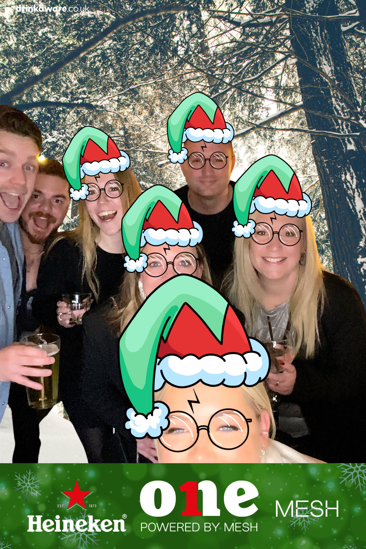 The Mesh Heineken Christmas Mashup | View more photos from the event at gallery.imprintphotobooths.co.uk/u/Imprint-Photobooths/The-Mesh-Heineken-Christmas-Mashup