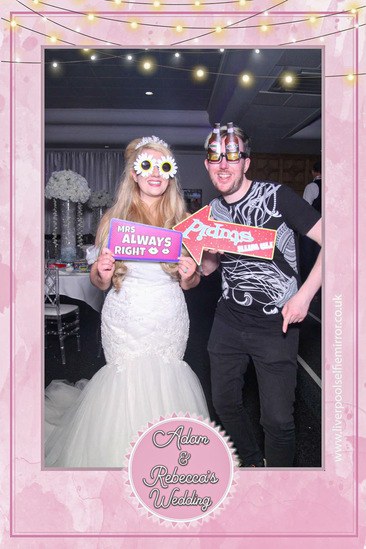 Adam & Rebecca's Wedding | View more photos from the event at gallery.liverpoolselfiemirror.co.uk/u/LiverpoolSelfieMirror/Adam-Rebeccas-Wedding