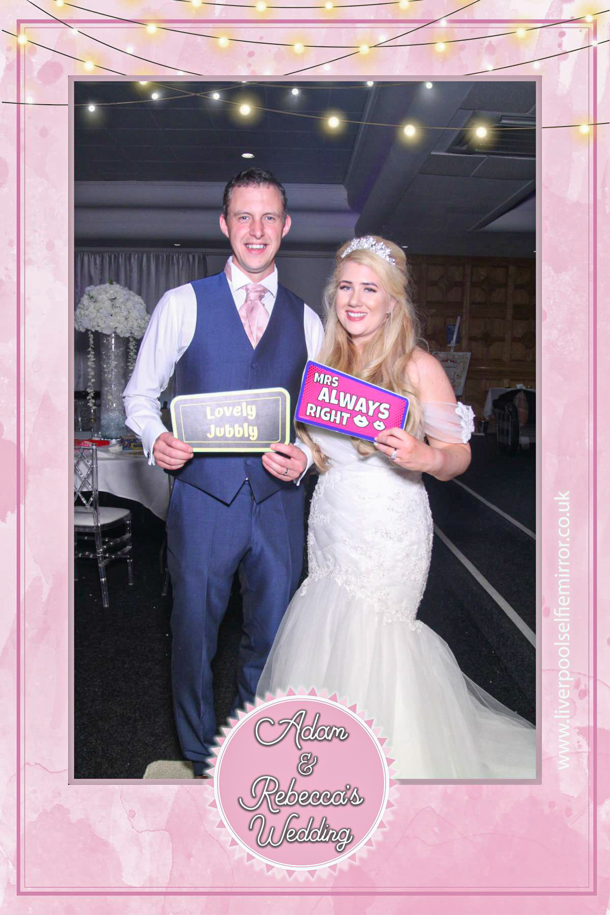 Adam & Rebecca's Wedding | View more photos from the event at gallery.liverpoolselfiemirror.co.uk/u/LiverpoolSelfieMirror/Adam-Rebeccas-Wedding