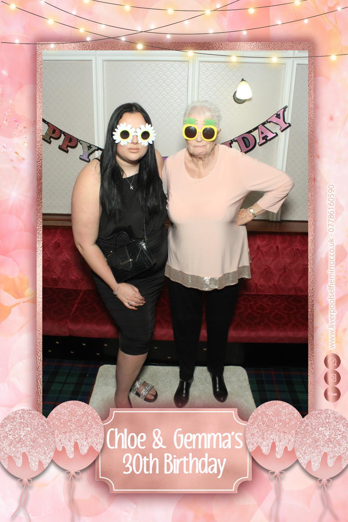 Chloe & Gemma's 30th Birthday | View more photos from the event at gallery.liverpoolselfiemirror.co.uk/u/LiverpoolSelfieMirror/Chloe-Gemmas-30th-Birthday
