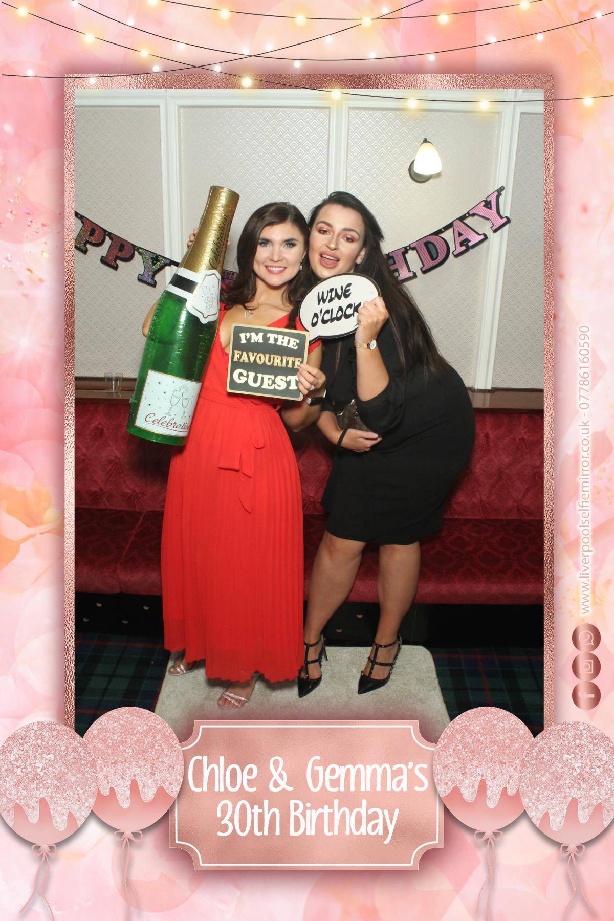 Chloe & Gemma's 30th Birthday | View more photos from the event at gallery.liverpoolselfiemirror.co.uk/u/LiverpoolSelfieMirror/Chloe-Gemmas-30th-Birthday