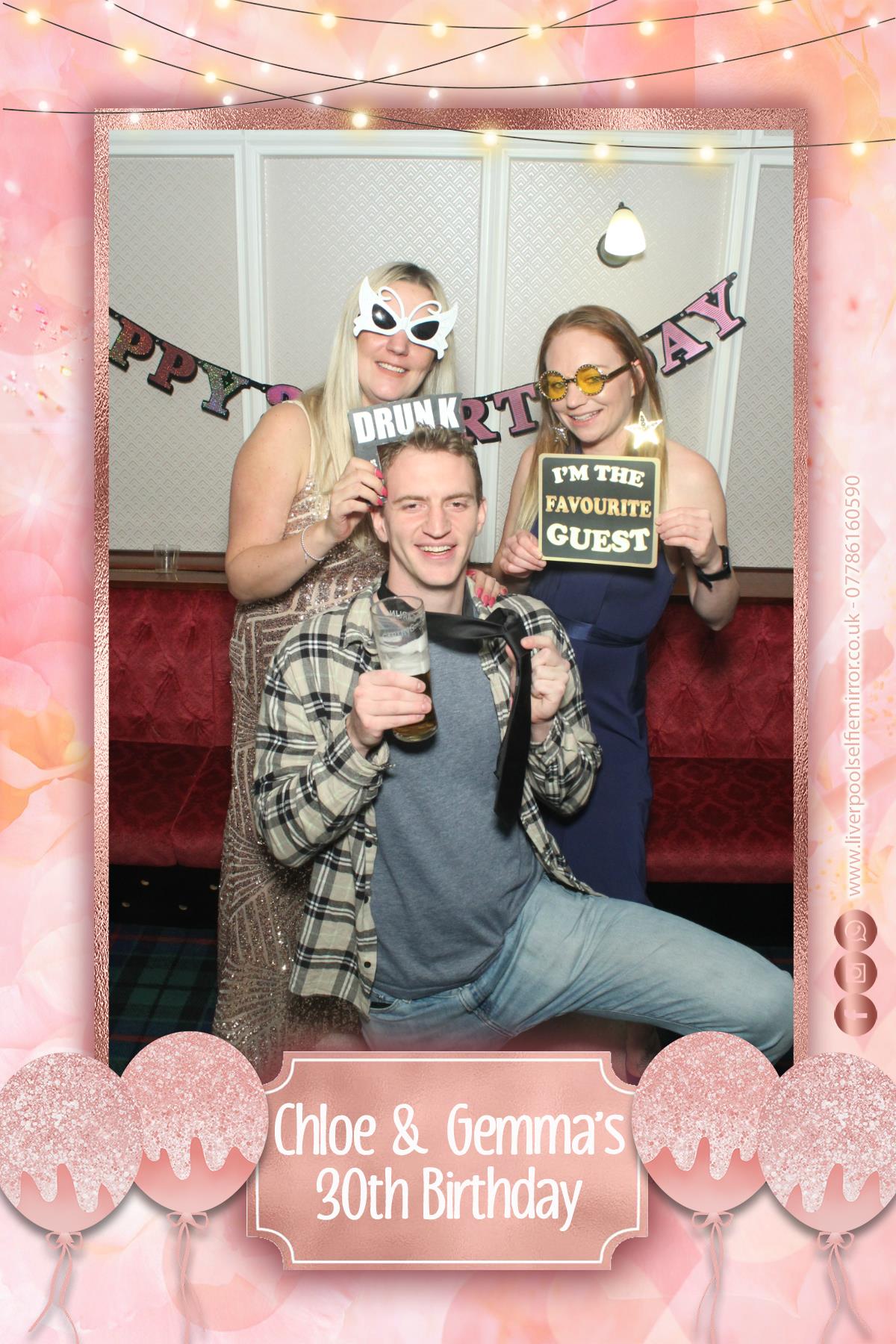 Chloe & Gemma's 30th Birthday | View more photos from the event at gallery.liverpoolselfiemirror.co.uk/u/LiverpoolSelfieMirror/Chloe-Gemmas-30th-Birthday